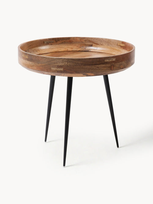 Gallery image 1 - Round Mango Wood Side Table Bowl