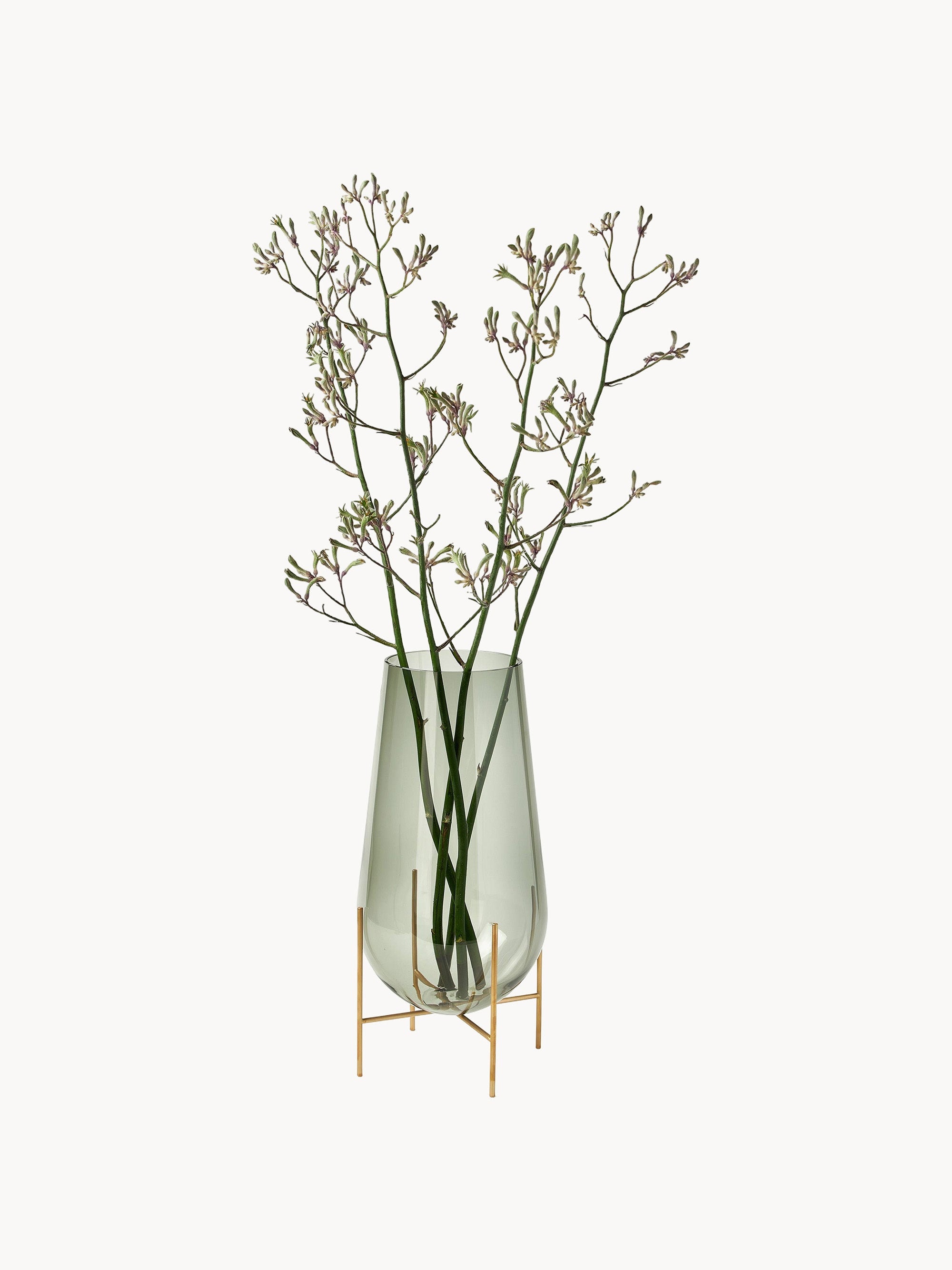Mouth-Blown Vase Échasse, H 44 cm