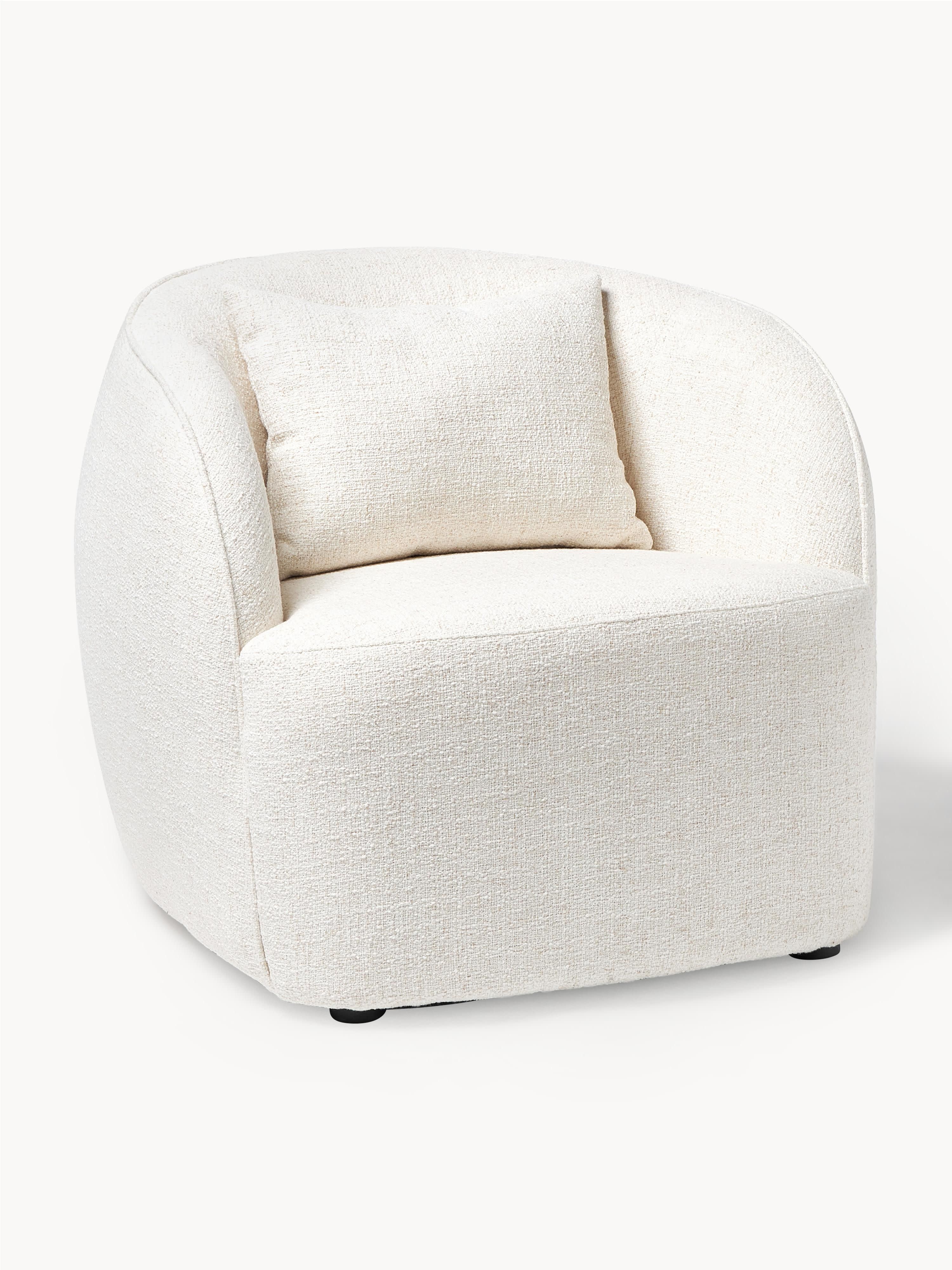 Gallery image 1 - Bouclé Cocktail Armchair Elodie