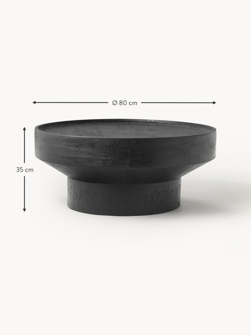 Benno Round Mango Wood Coffee Table