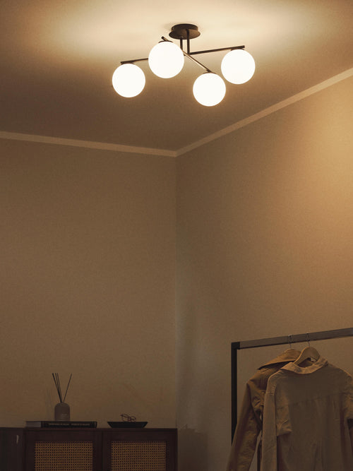 Atlanta Opal Glass Ceiling Lamp