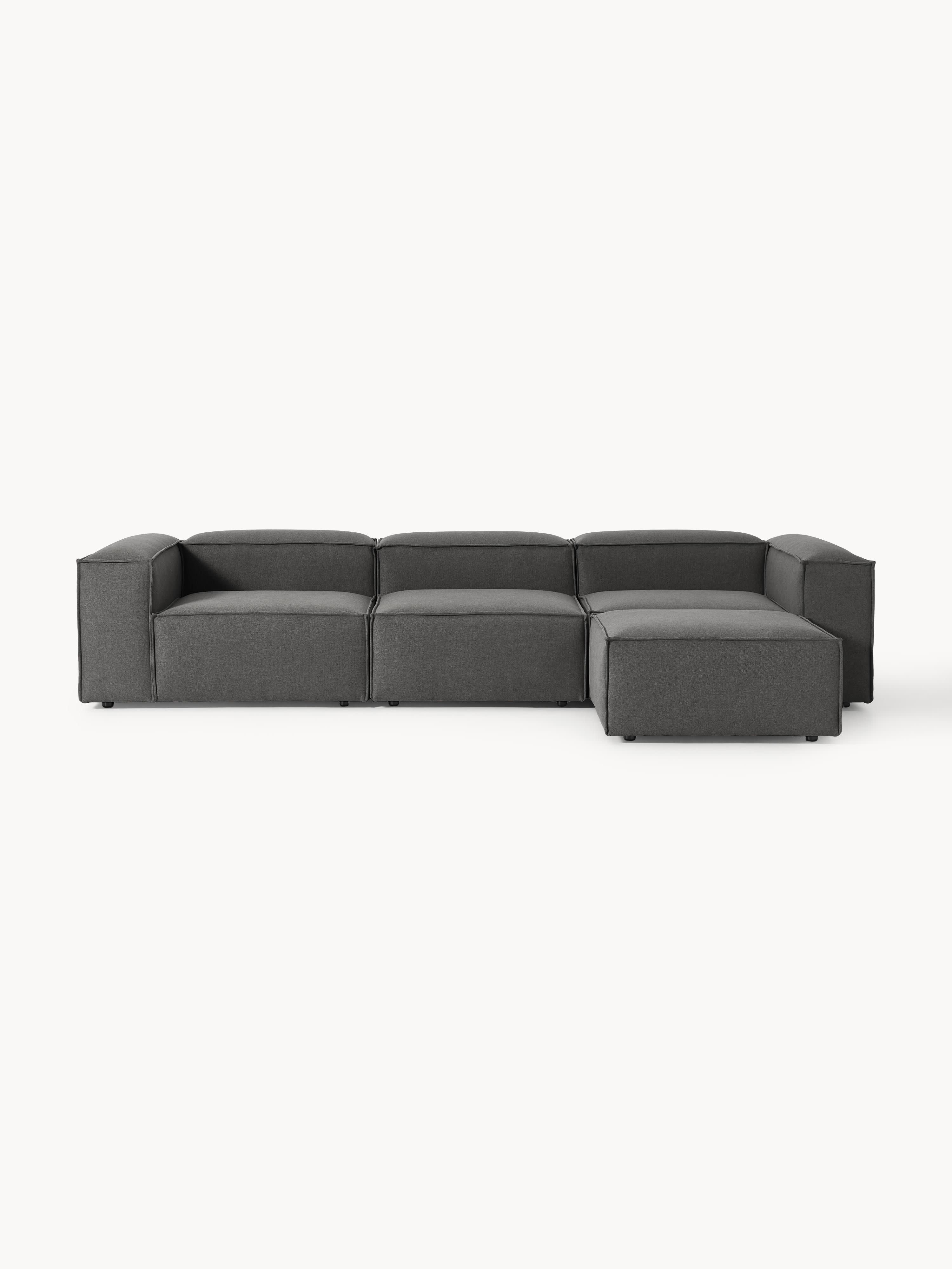 Lennon Modular Sofa (4-seater) with Ottoman (left/right)