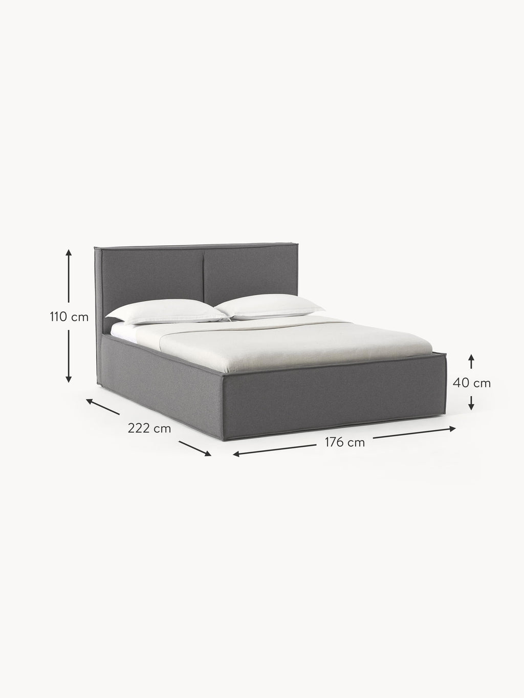 Dream Upholstered Bed with Storage Space
