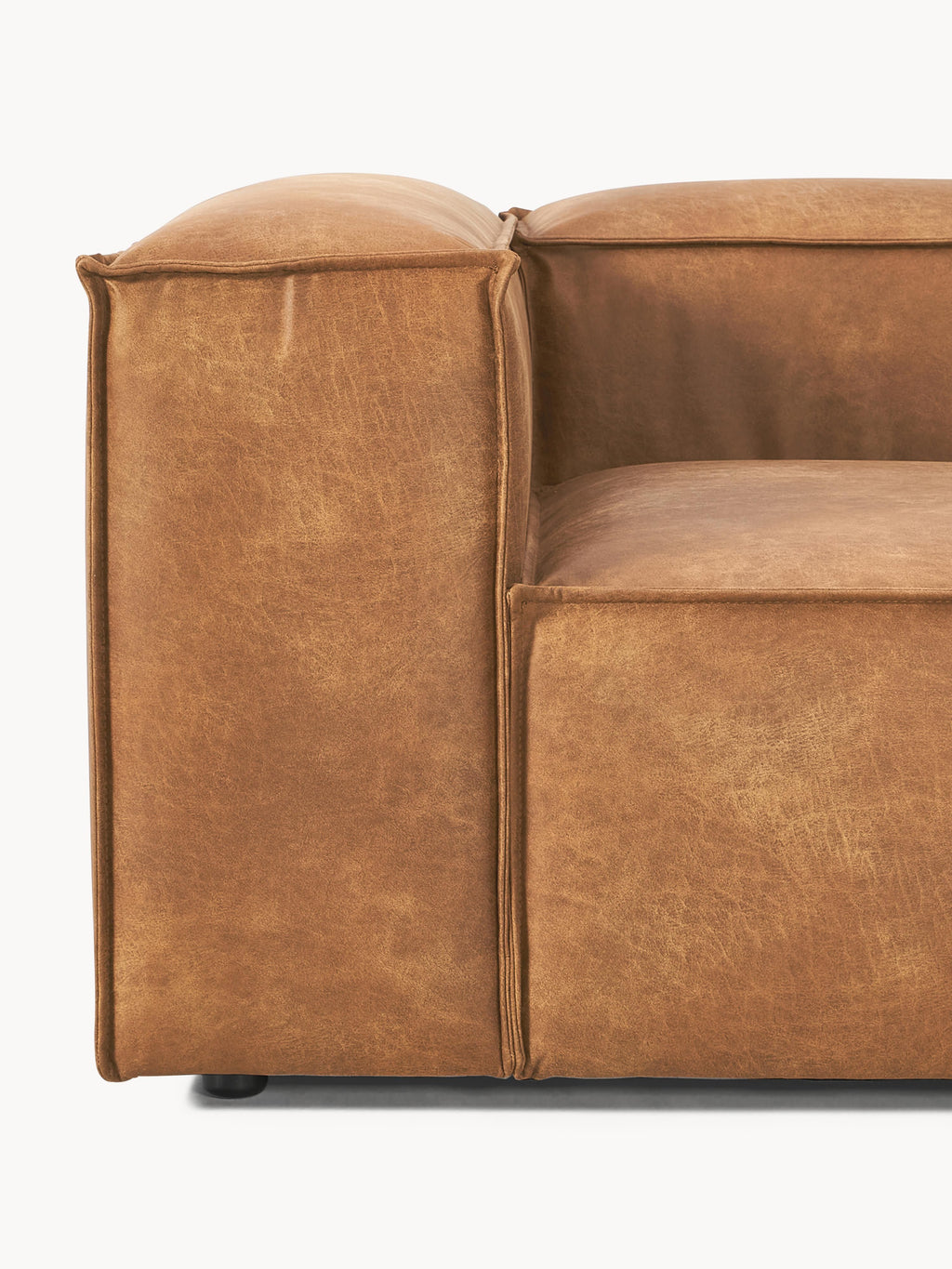 Lennon Modular Leather Ottoman