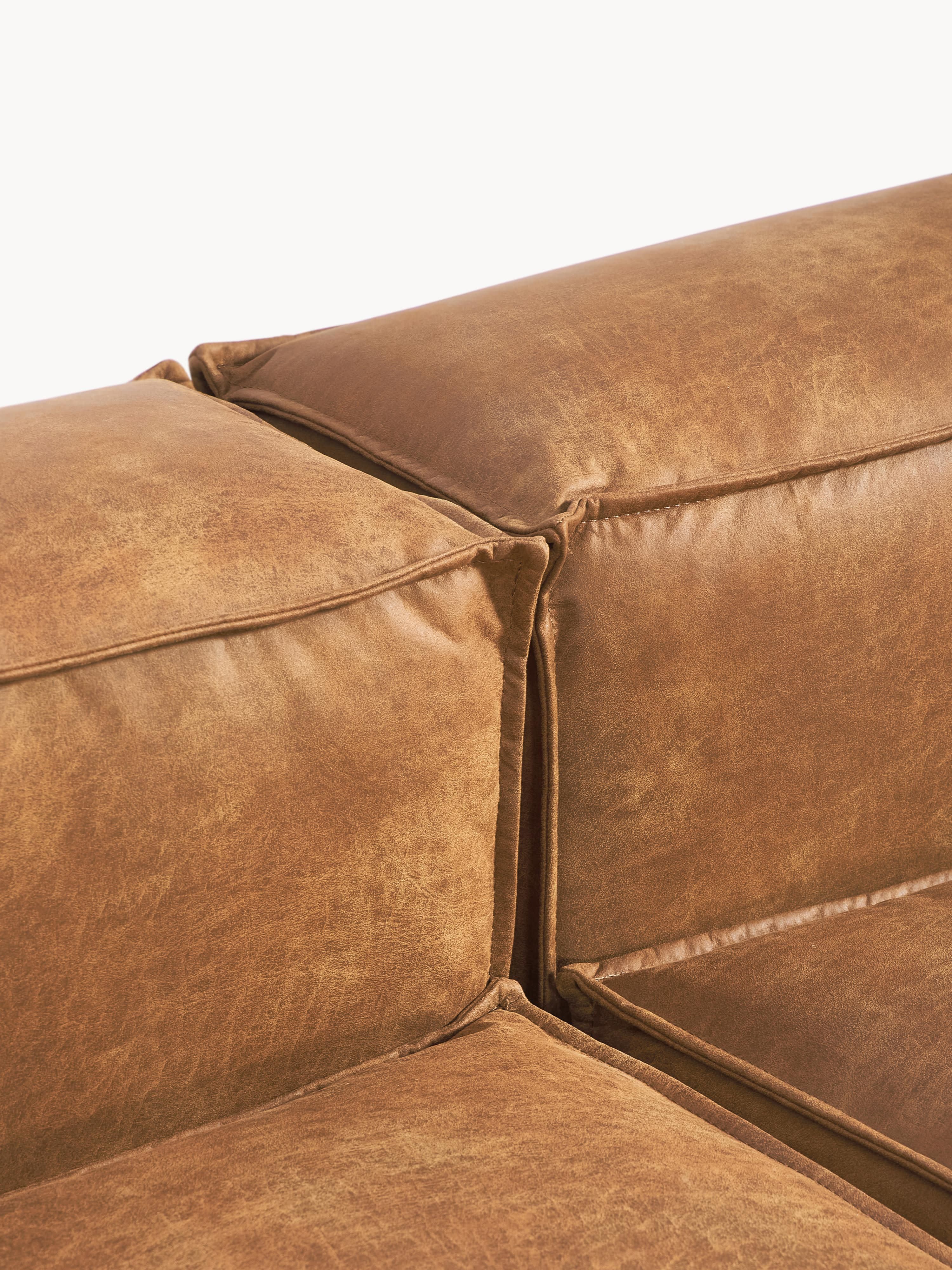 Lennon Modular Leather Ottoman