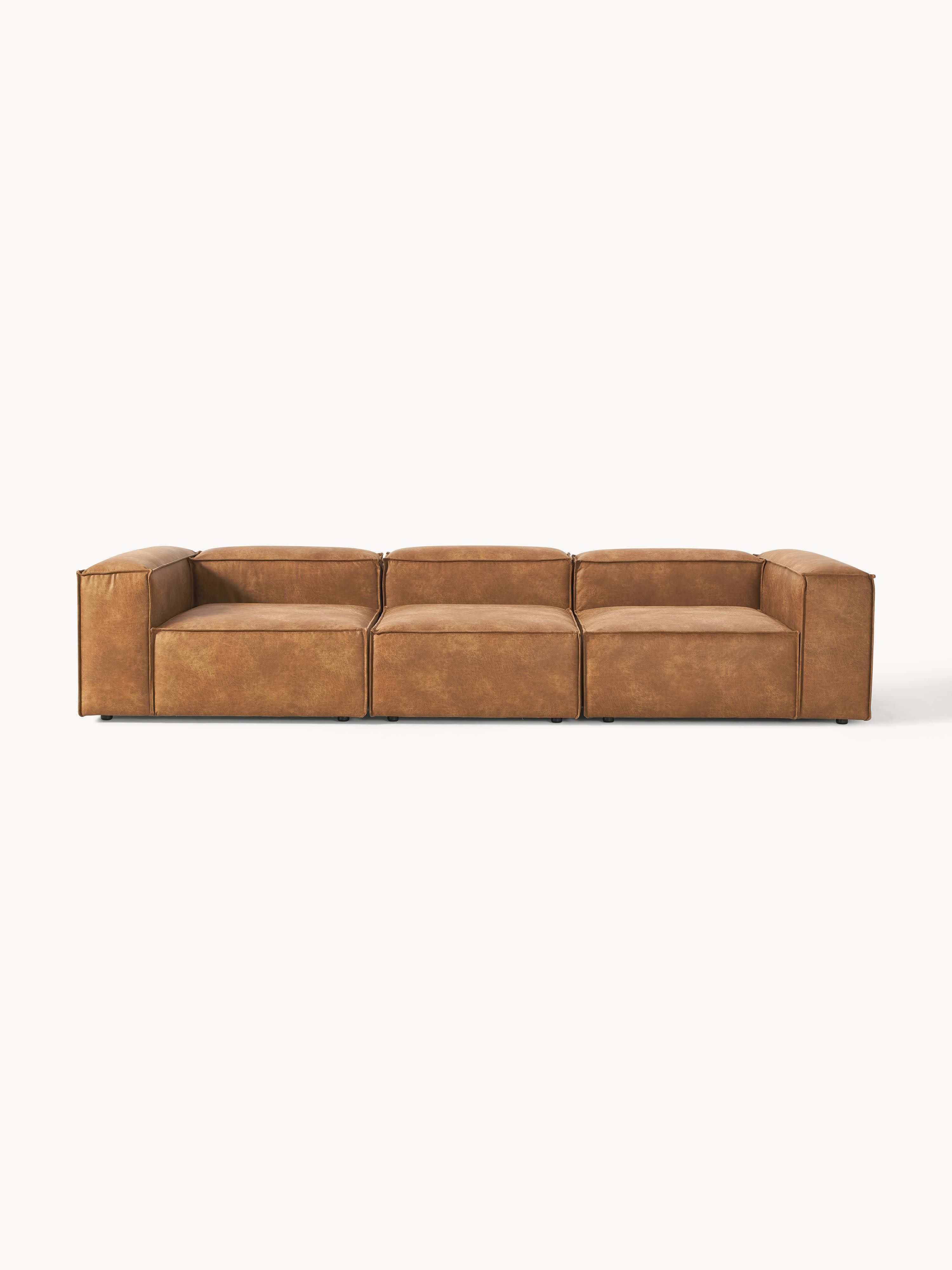 Gallery image 1 - Modular Leather Sofa Lennon (4-seater)