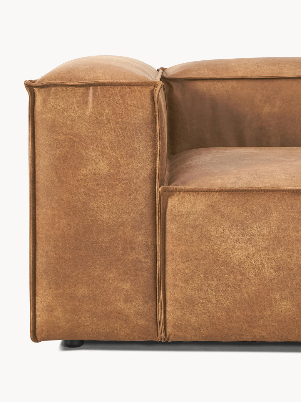Lennon Modular Leather Sofa (4-seater)