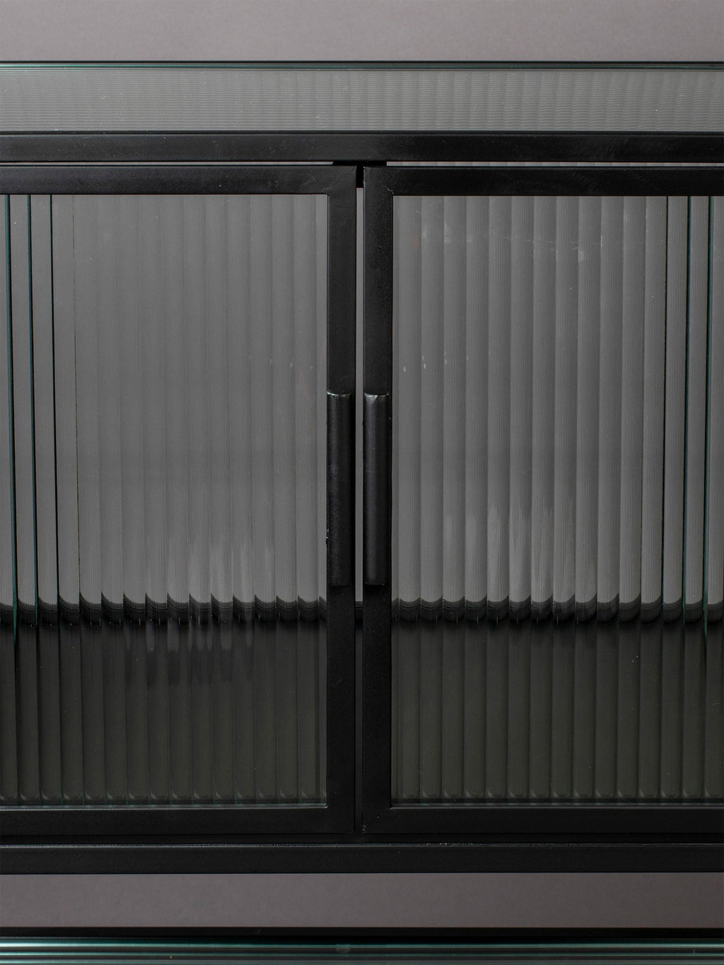 Boli Highboard with Grooved Glass