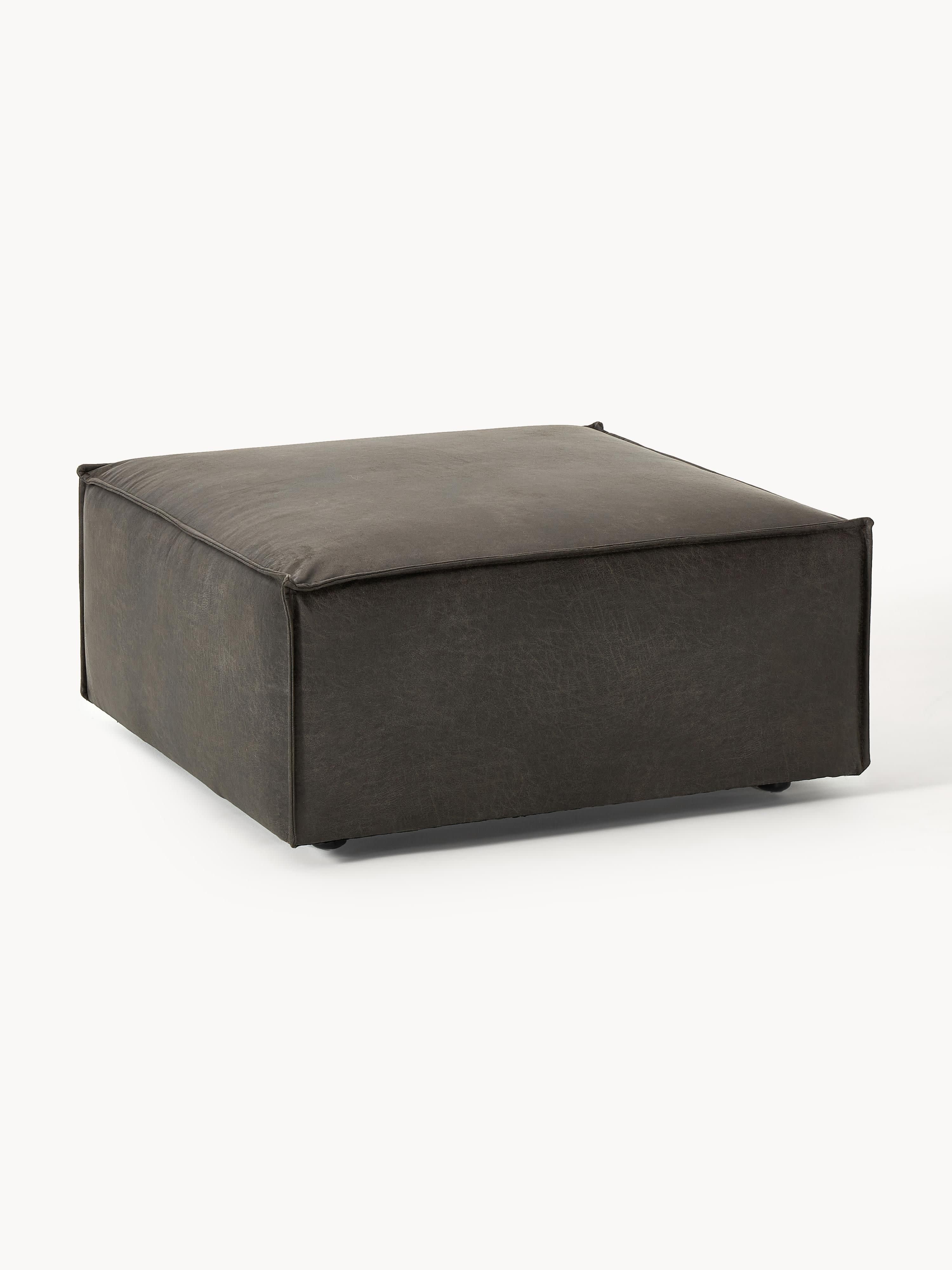 Gallery image 1 - Leather Ottoman Lennon