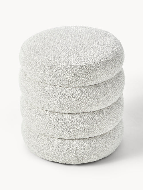 Alto Bouclé Upholstered Stool