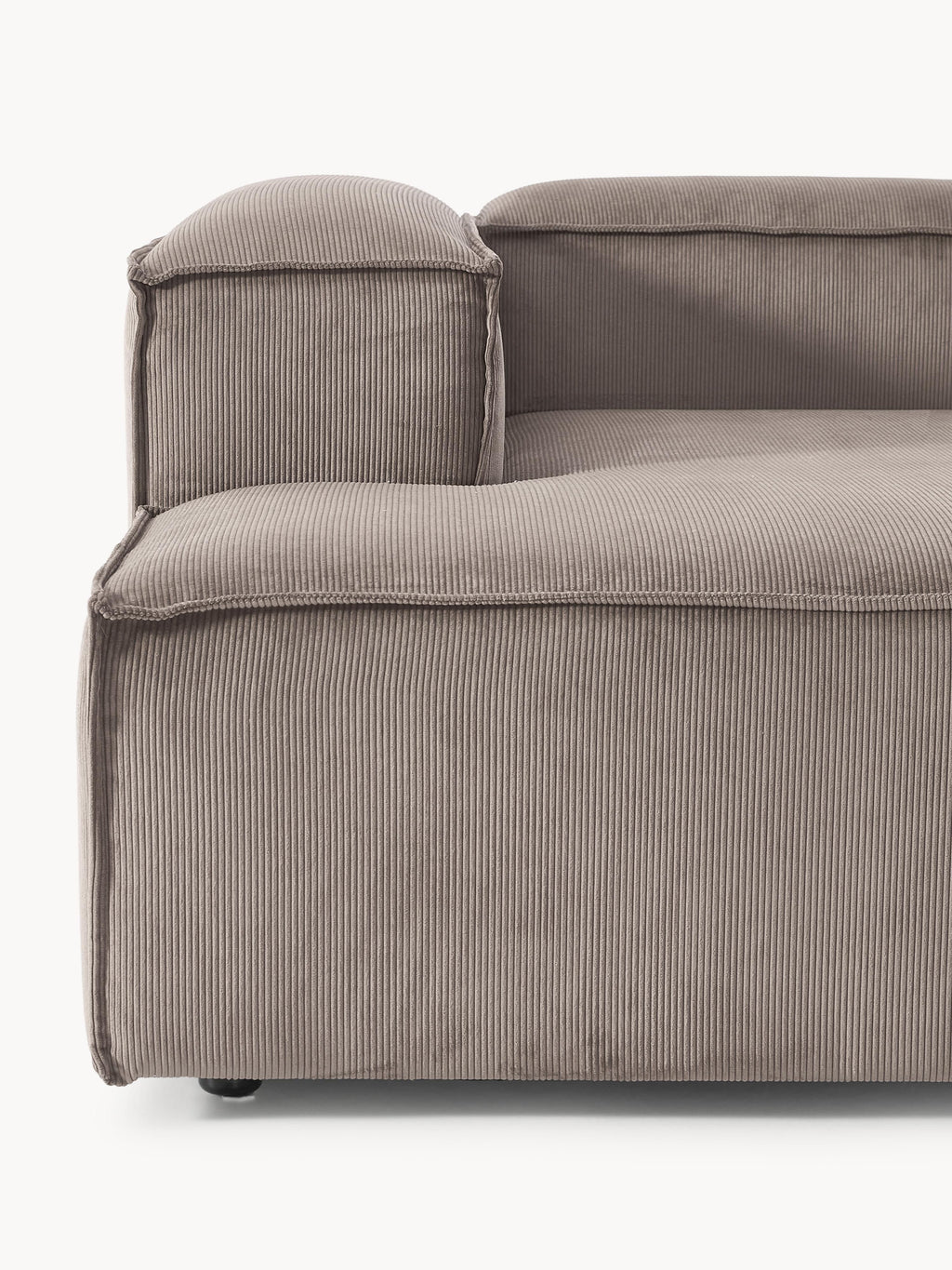 Lennon Corduroy Modular Corner Sofa (3-seater)