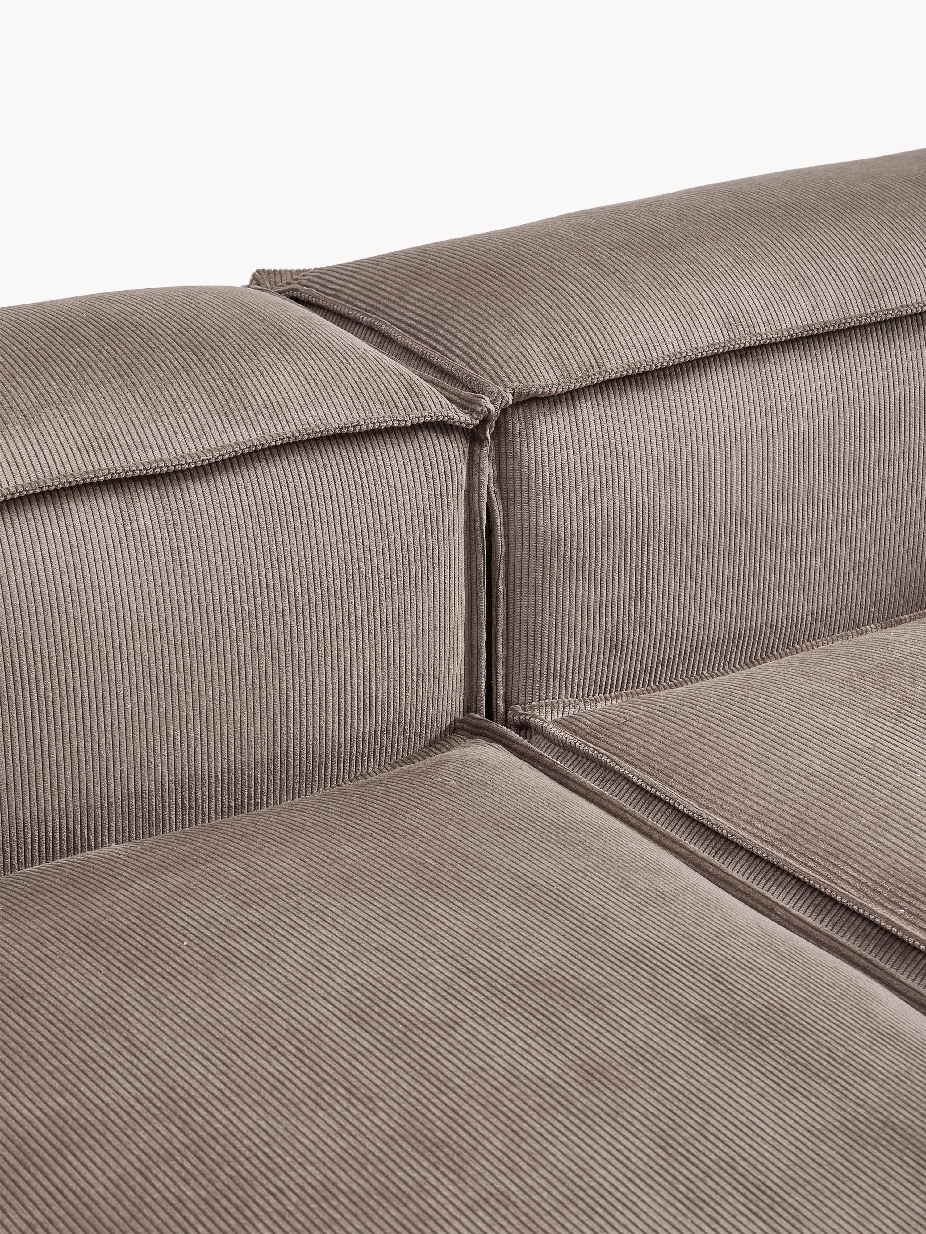 Lennon Corduroy Modular Corner Sofa (3-seater)