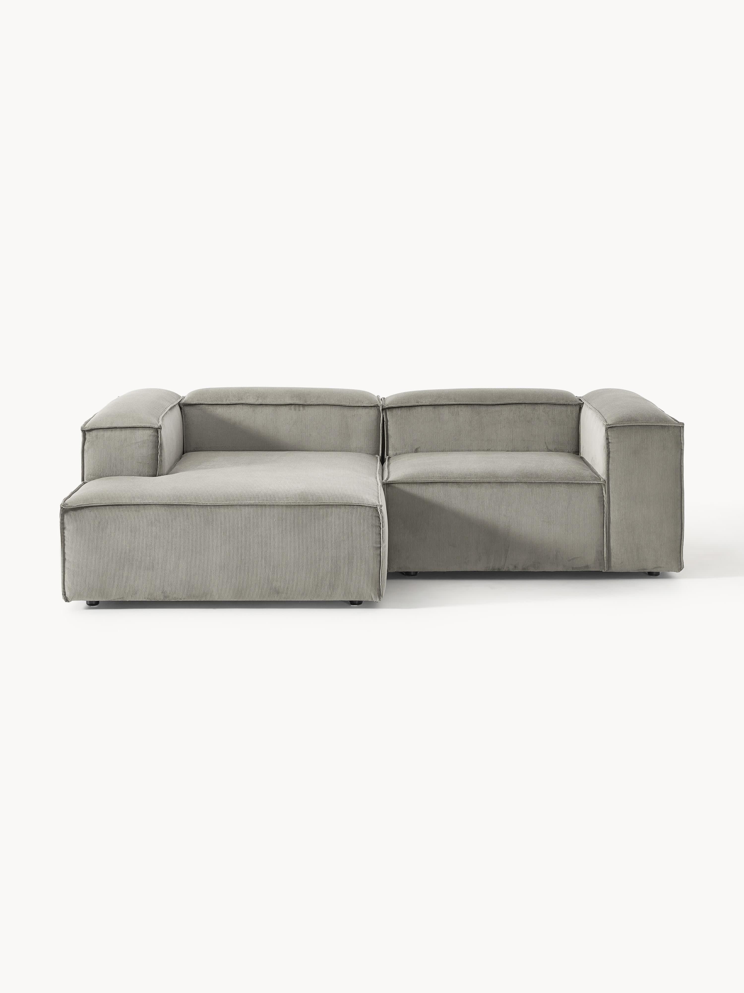 Gallery image 1 - Corduroy Modular Corner Sofa Lennon (3-seater)