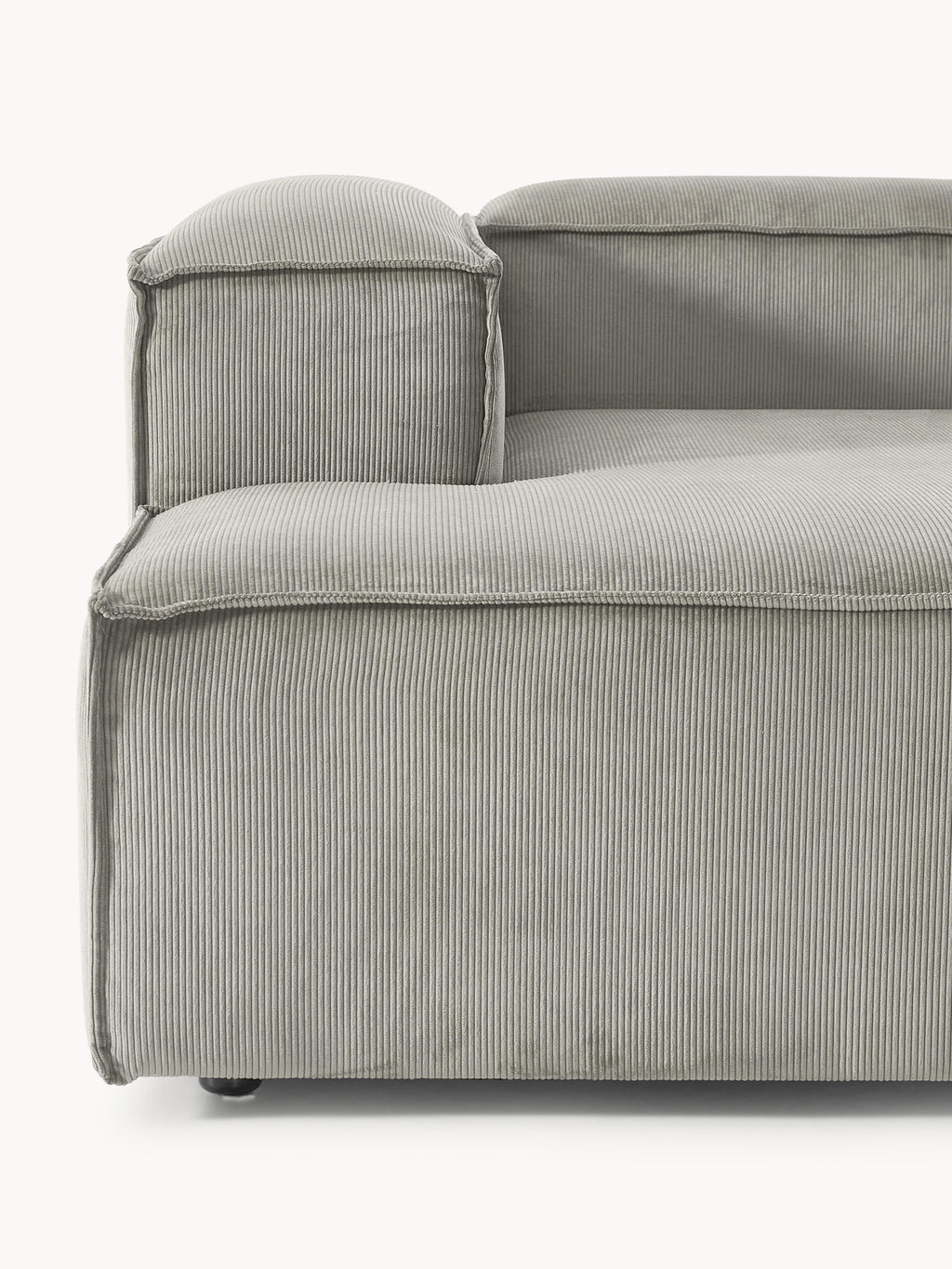 Lennon Corduroy Modular Corner Sofa (3-seater)