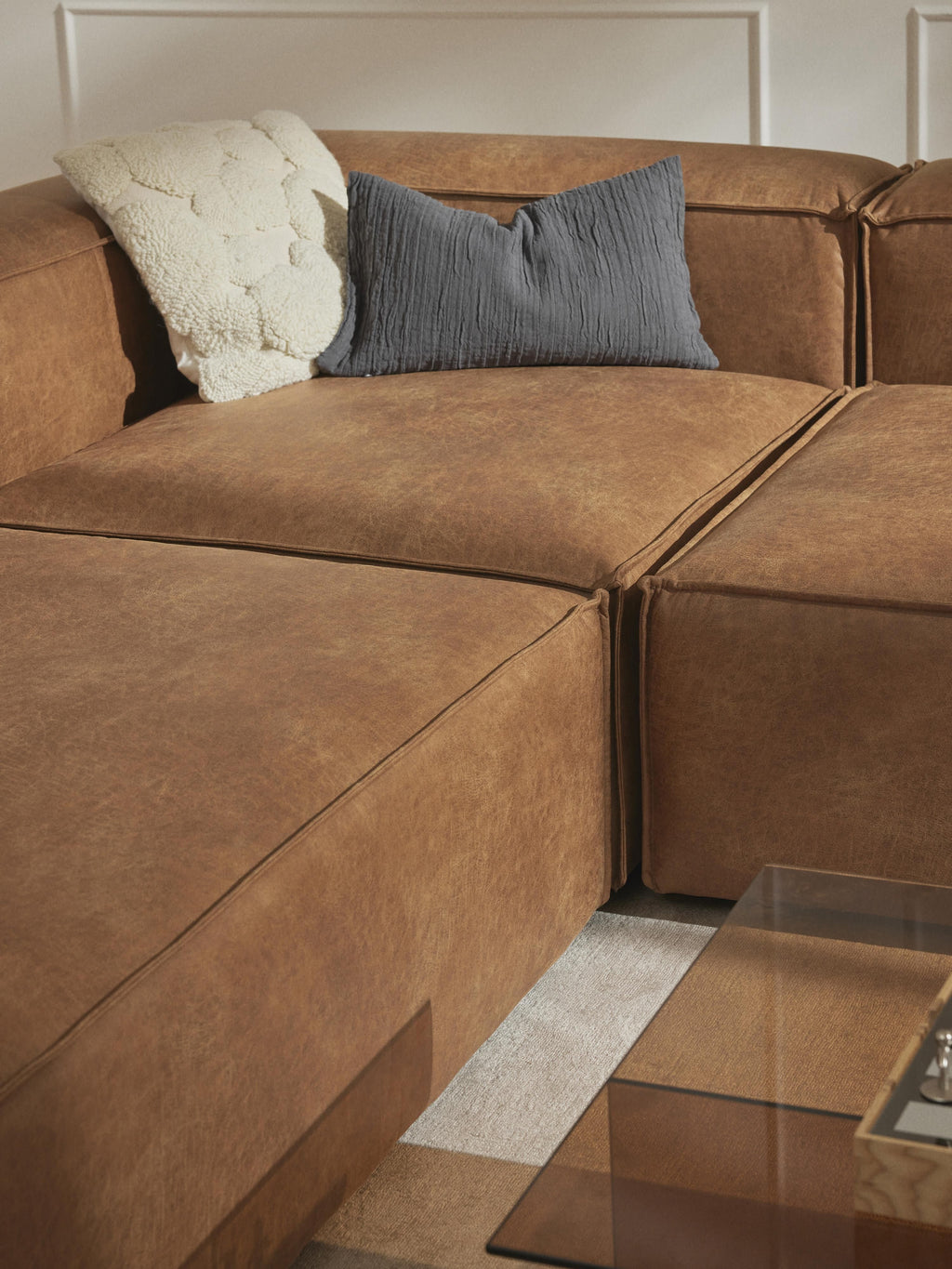 Lennon Leather Corner Module