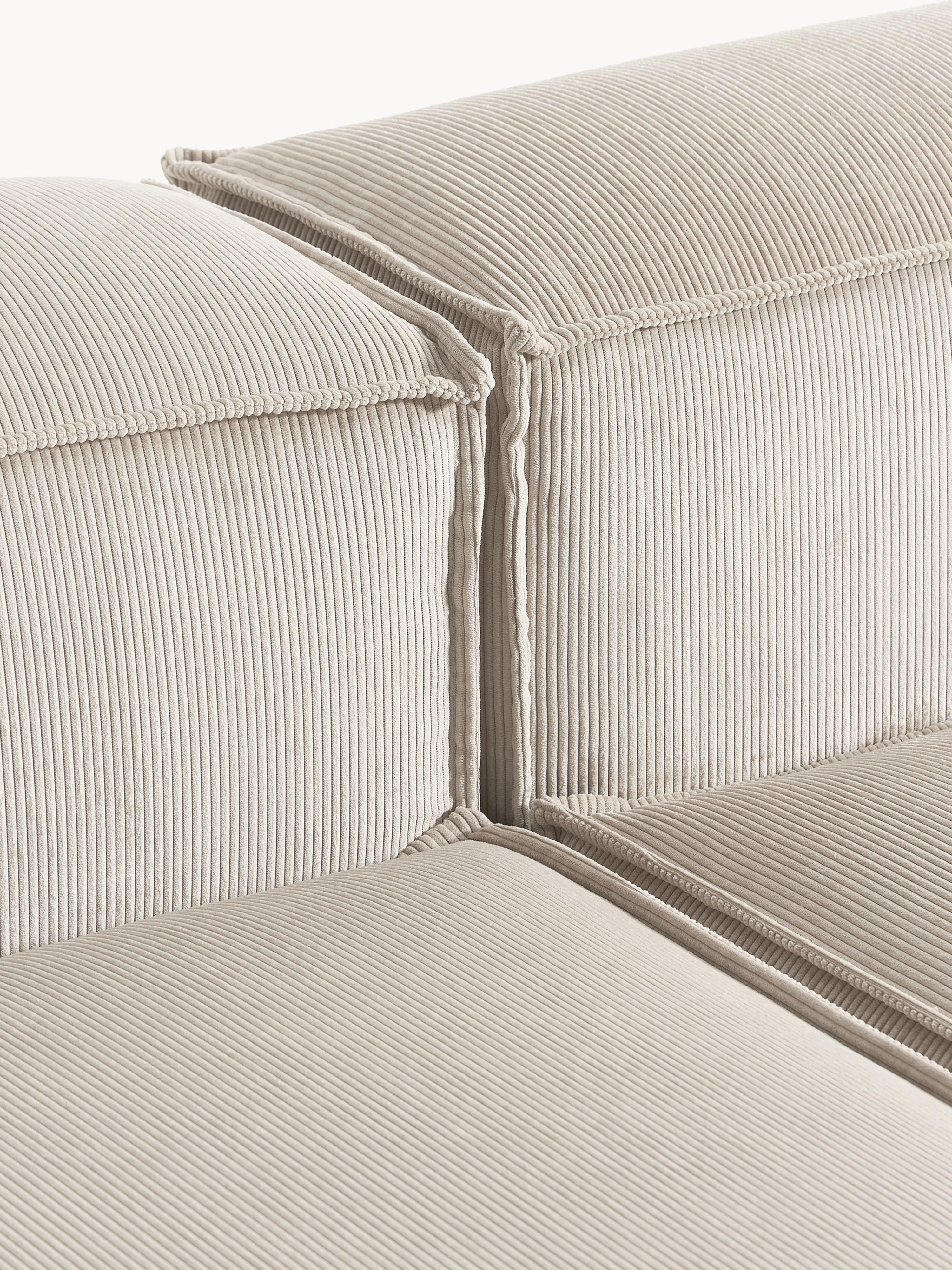 Lennon Corduroy Modular Corner Sofa (4-seater)