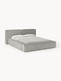 Gallery image 1 - Upholstered Corduroy Bed Lennon with Storage Space