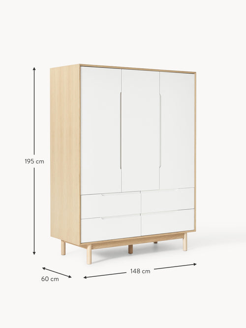 Cassy Wardrobe, 3-doors
