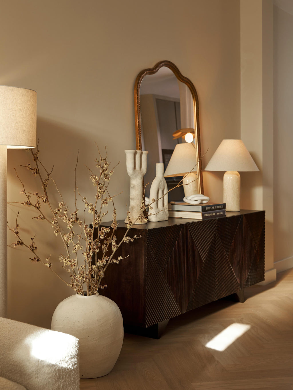 Muriel Baroque Wall Mirror