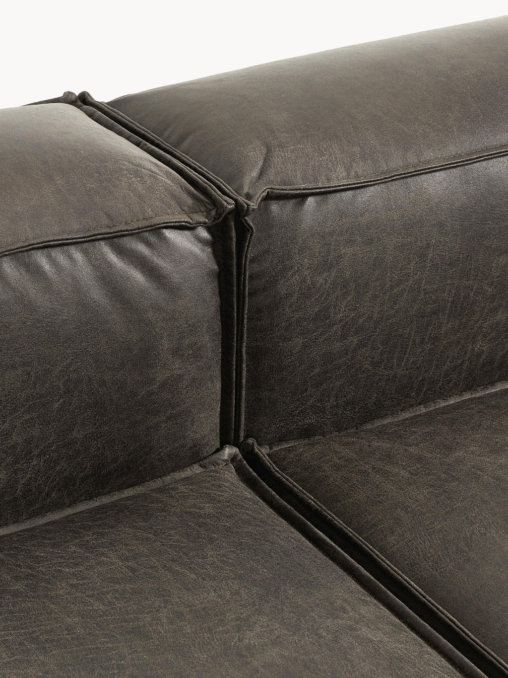 Lennon XL Modular Leather Ottoman