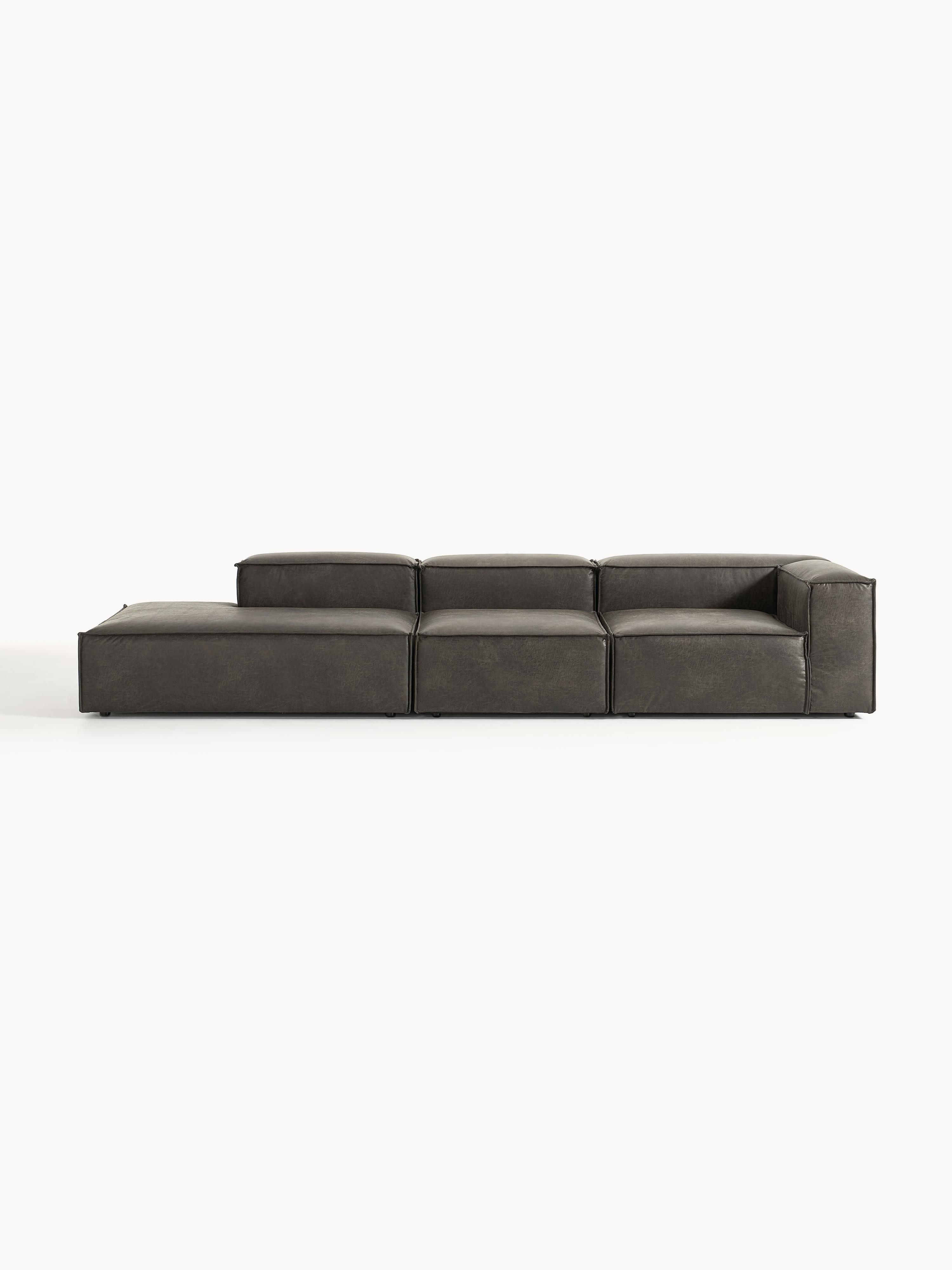 Lennon XL Modular Leather Ottoman
