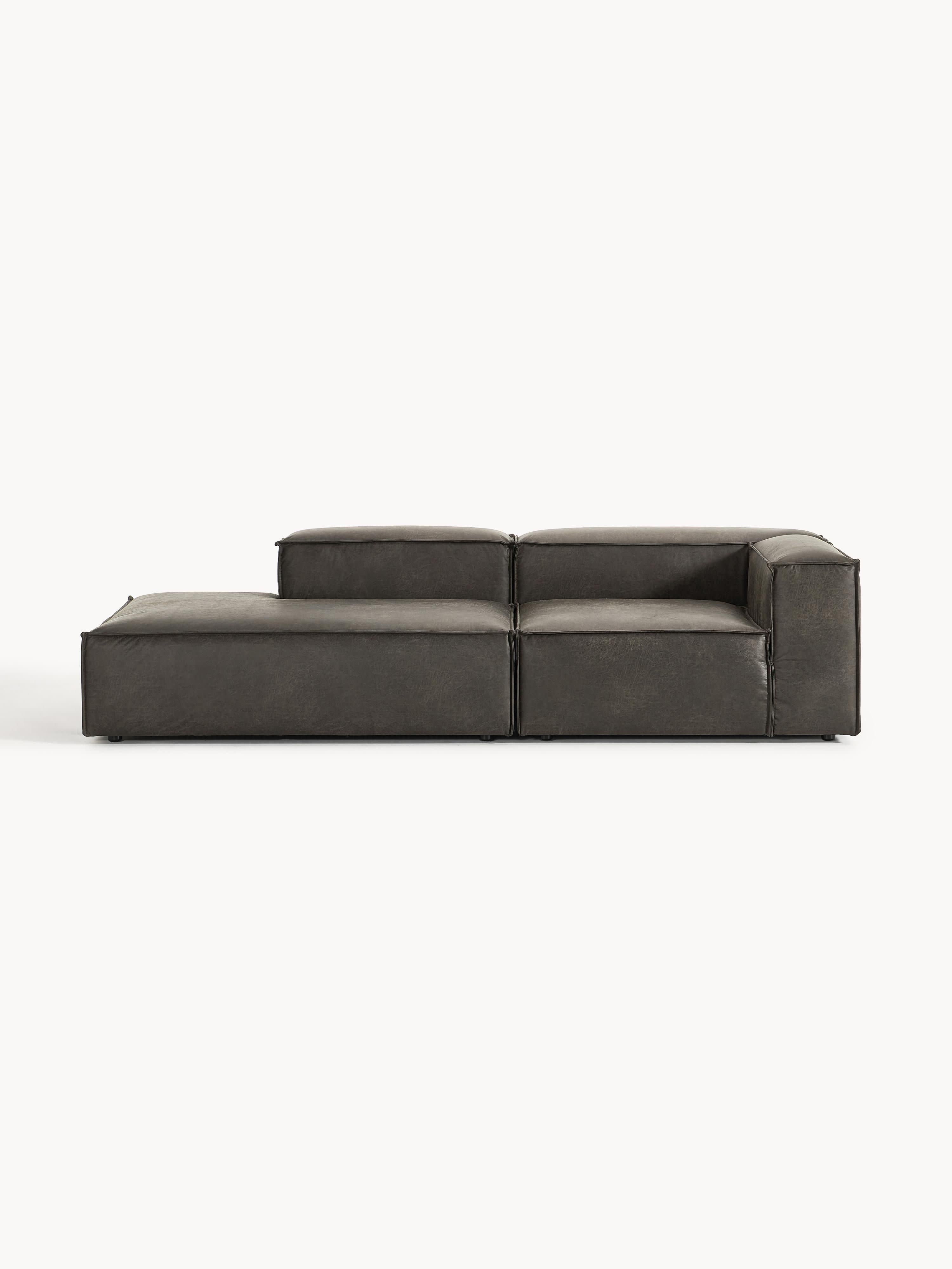 Gallery image 1 - Modular Leather Ottoman Lennon