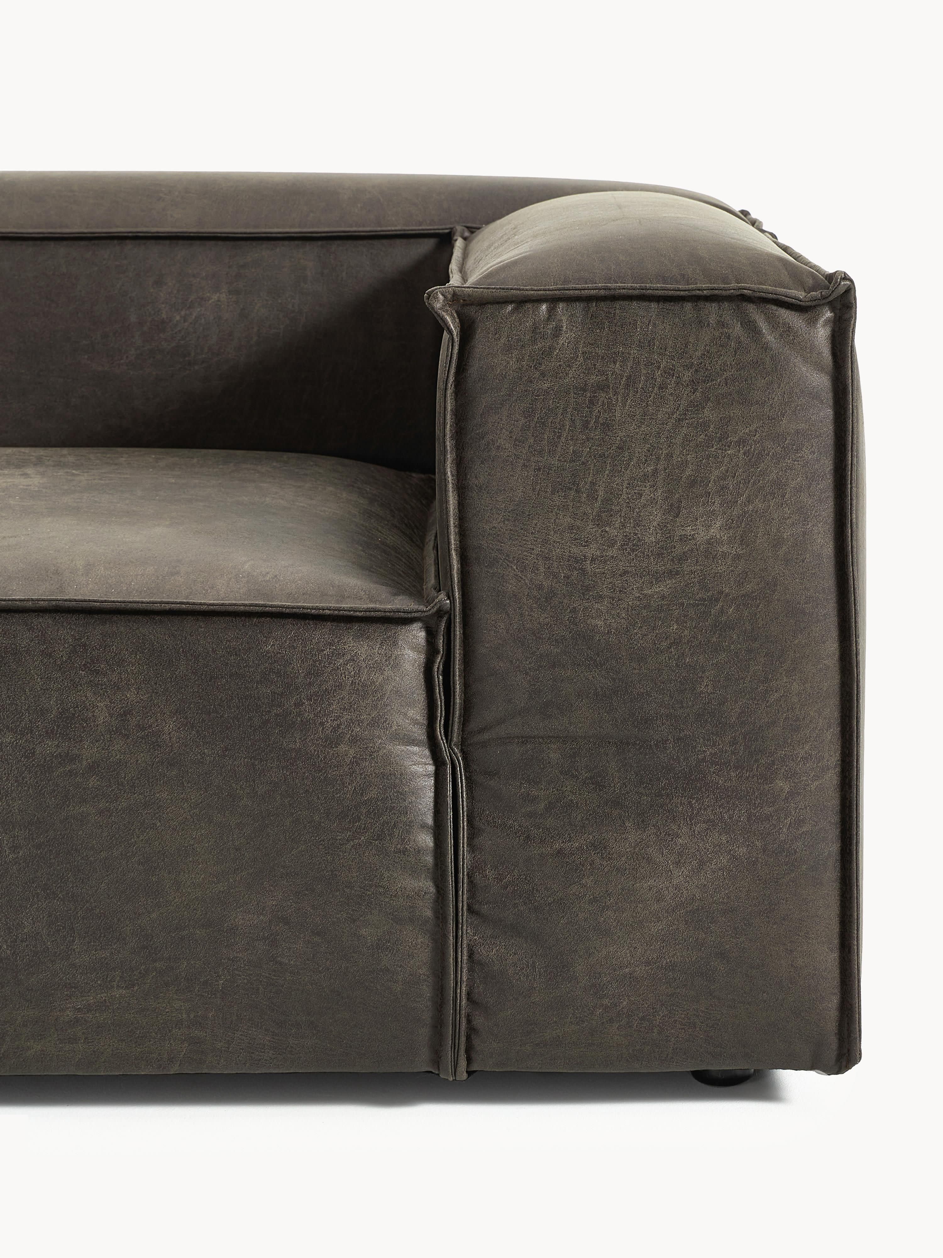 Lennon Modular Leather Ottoman