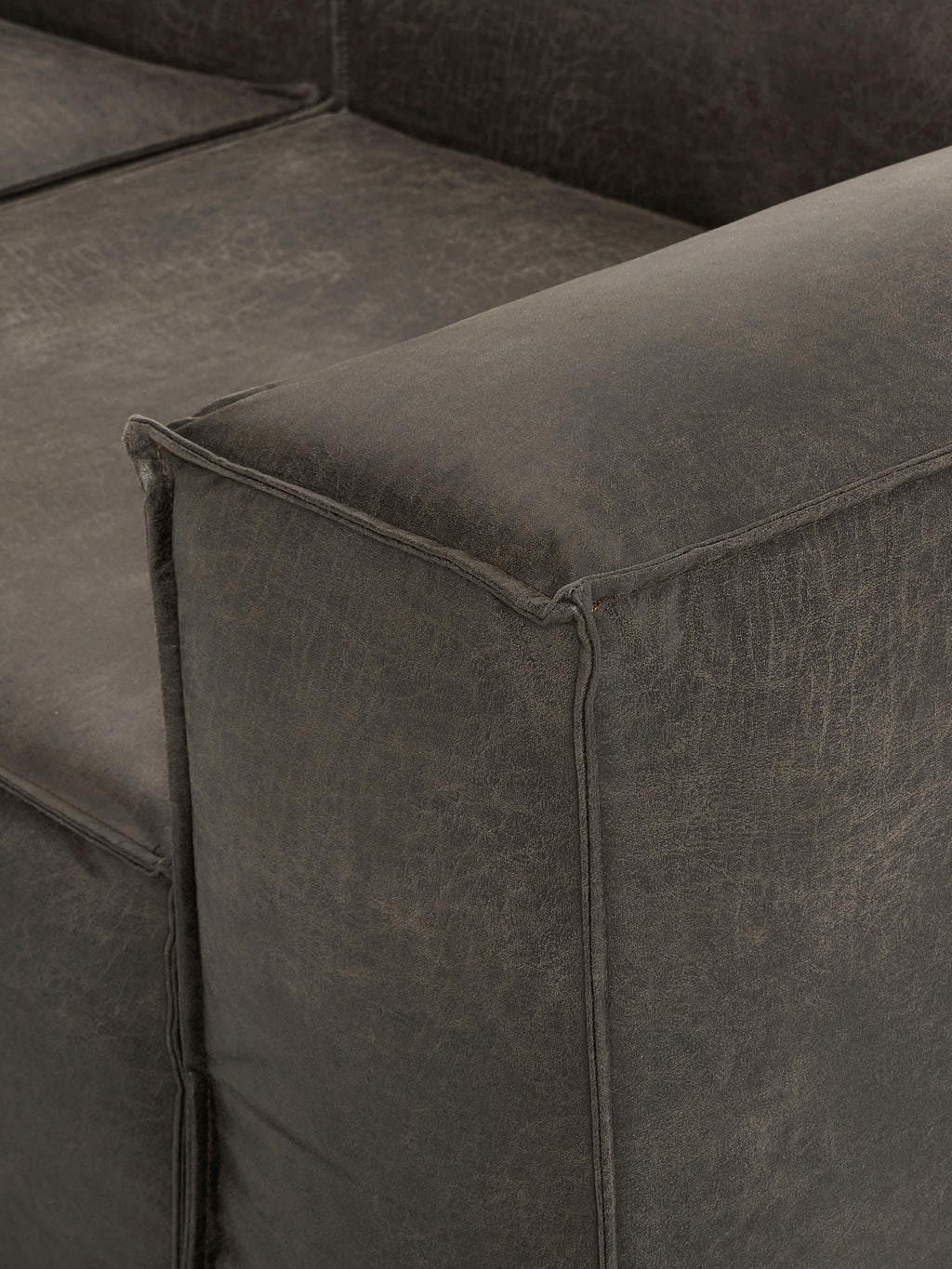 Lennon Modular Leather Ottoman