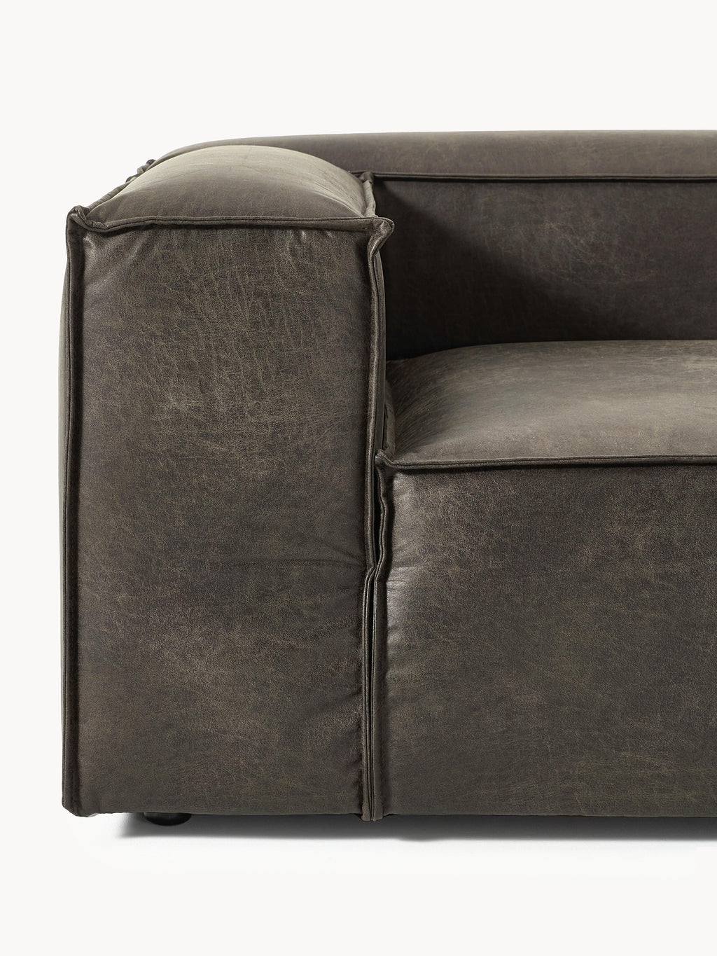 Lennon Modular Leather Ottoman
