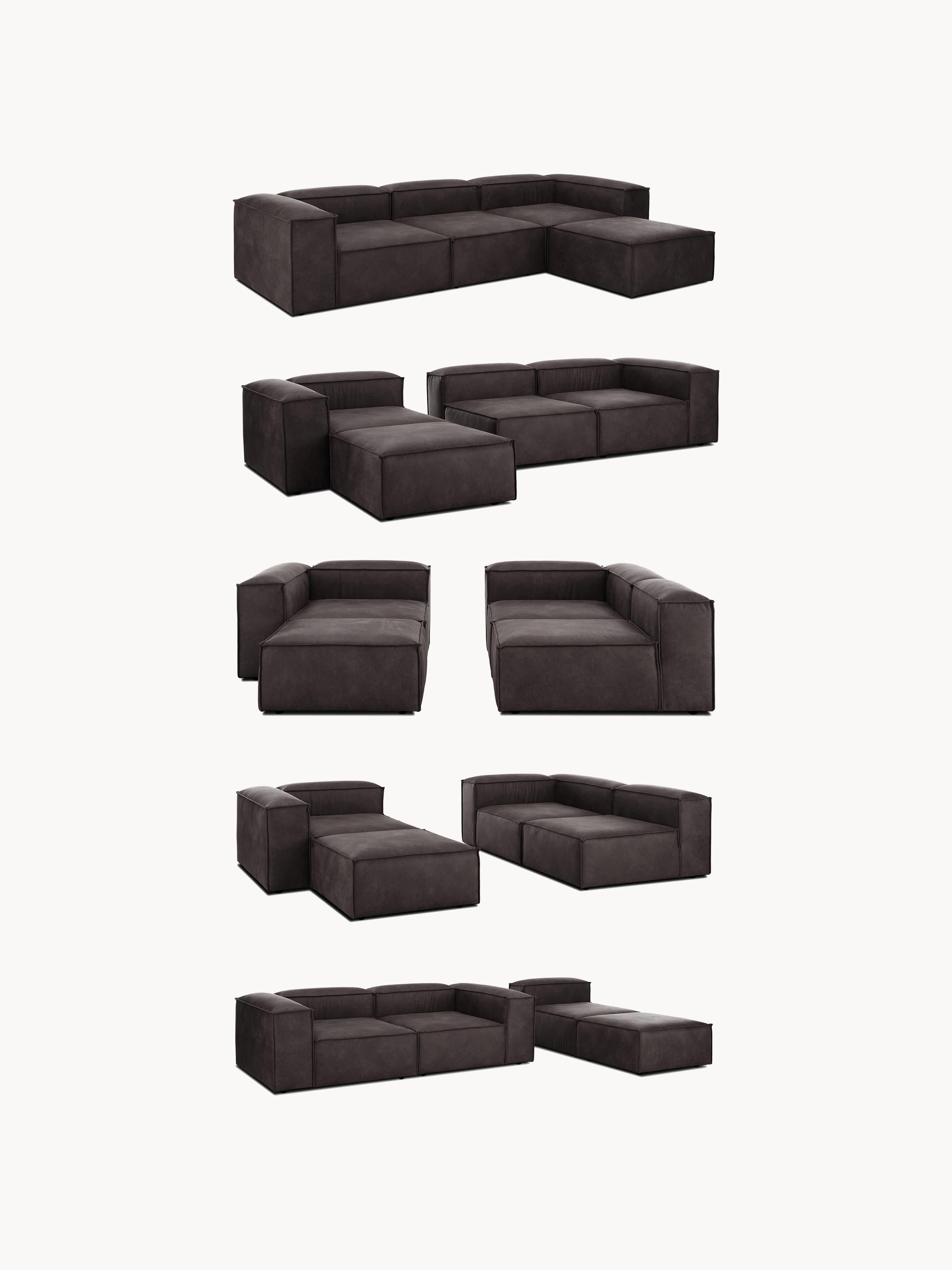Lennon Modular Leather Ottoman