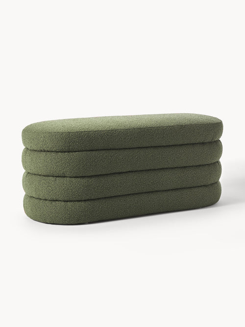 Gallery image 1 - Bouclé Upholstered Bench Alto
