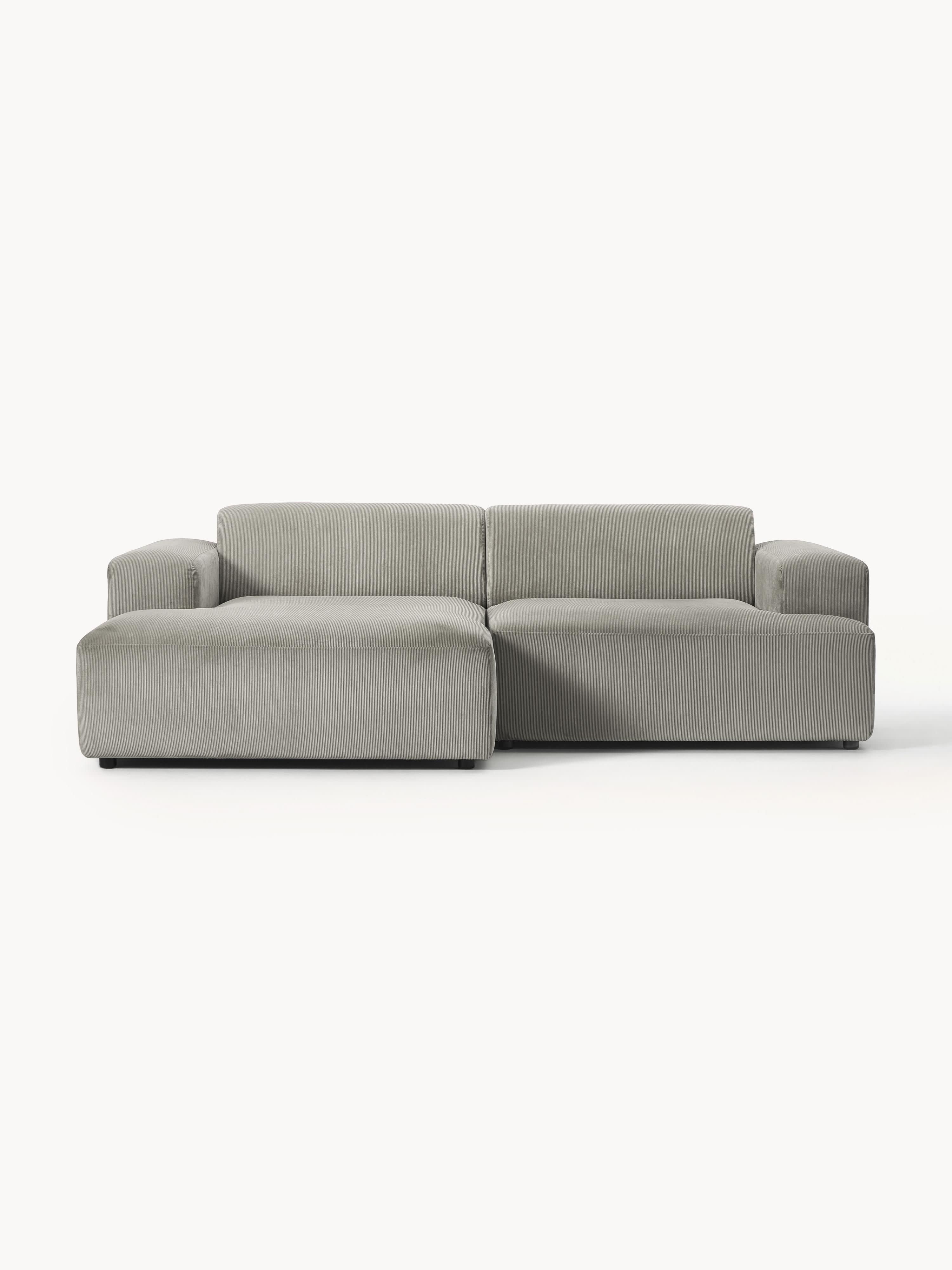 Melva Corduroy Corner Sofa (3-seater)