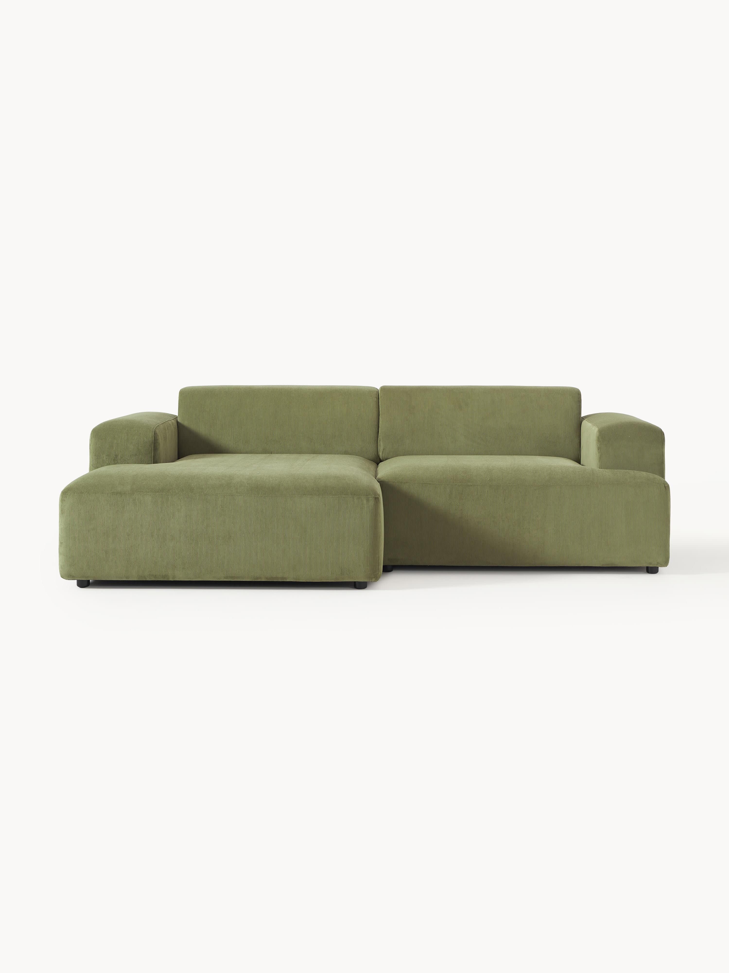 Gallery image 1 - Corduroy Corner Sofa Melva (3-seater)