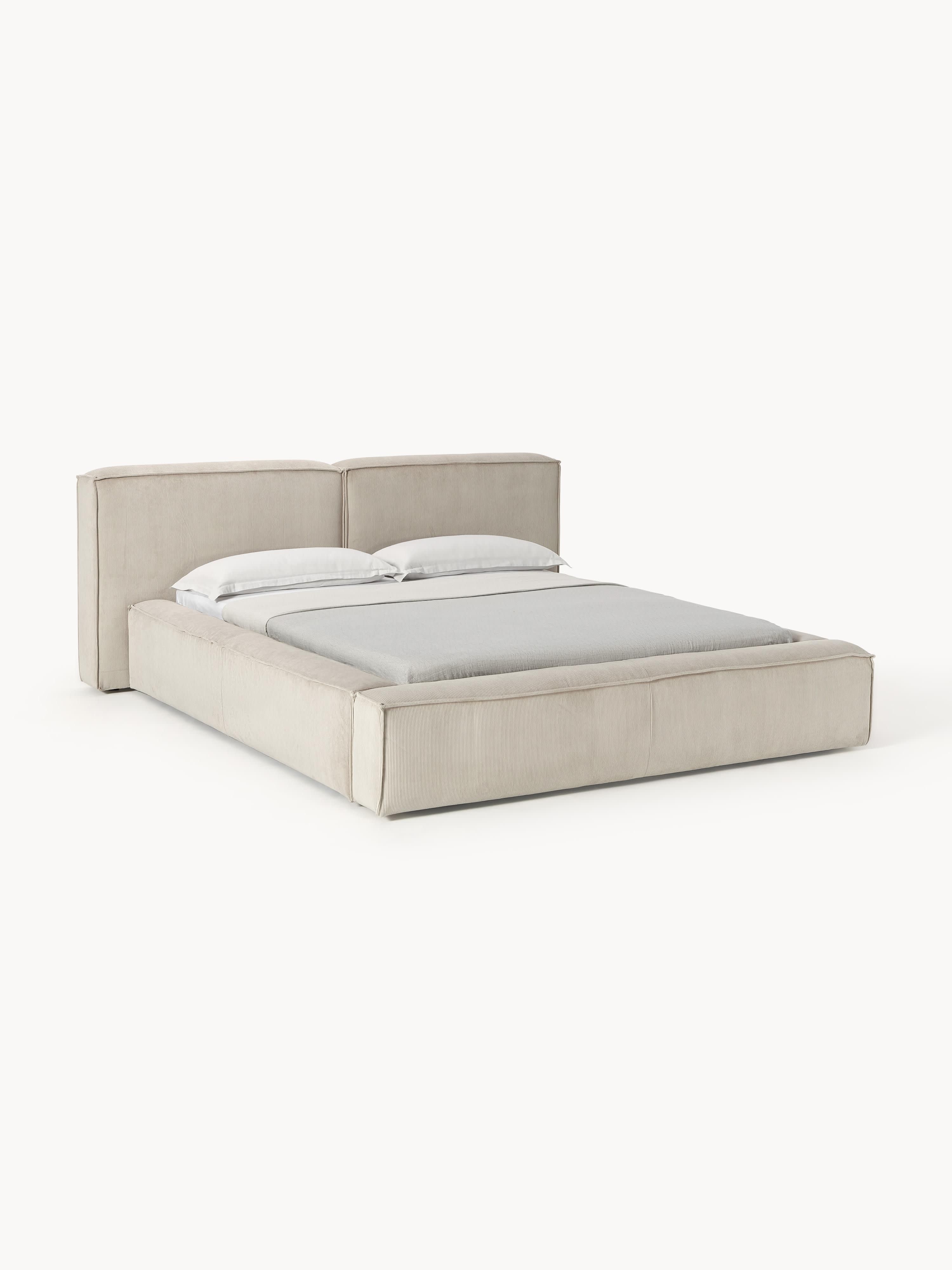 Lennon Upholstered Corduroy Bed