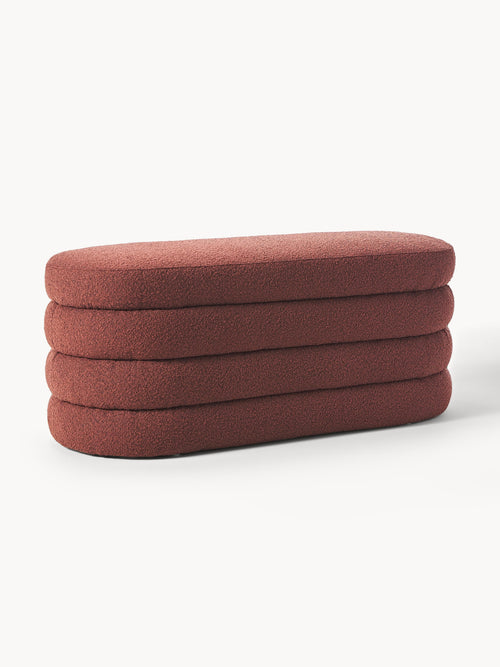 Gallery image 1 - Bouclé Upholstered Bench Alto