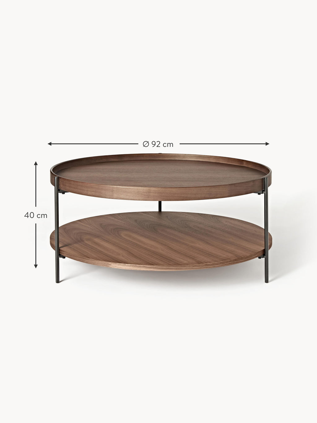 Renee Round Wooden Coffee Table
