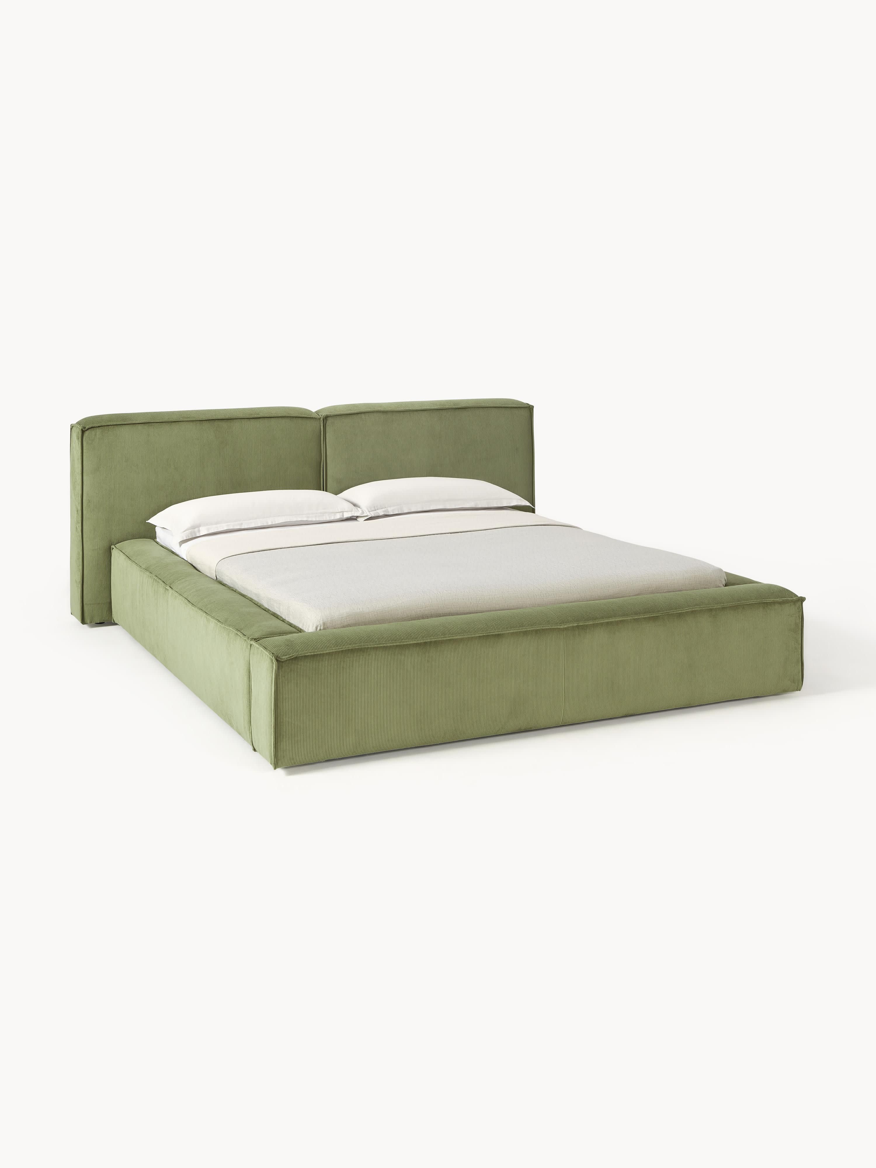 Lennon Upholstered Corduroy Bed