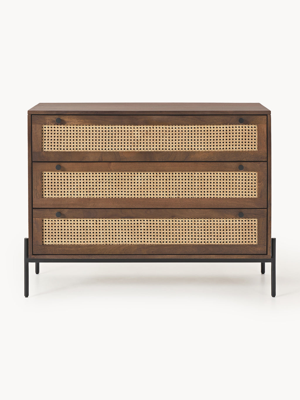 Vienna Chest of Drawers with Viennese Wickerwork