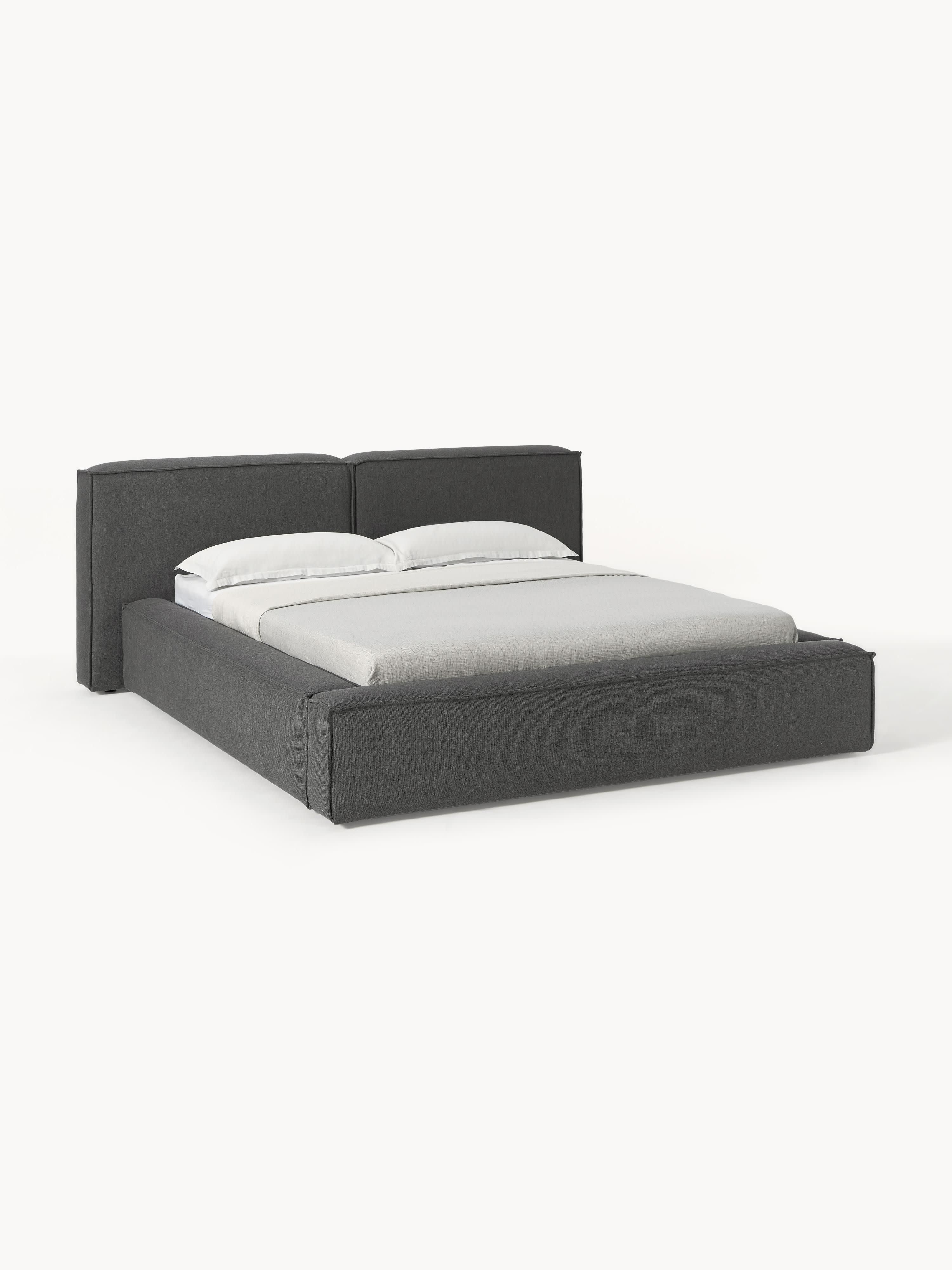 Gallery image 1 - Upholstered Bed Lennon with Storage Space