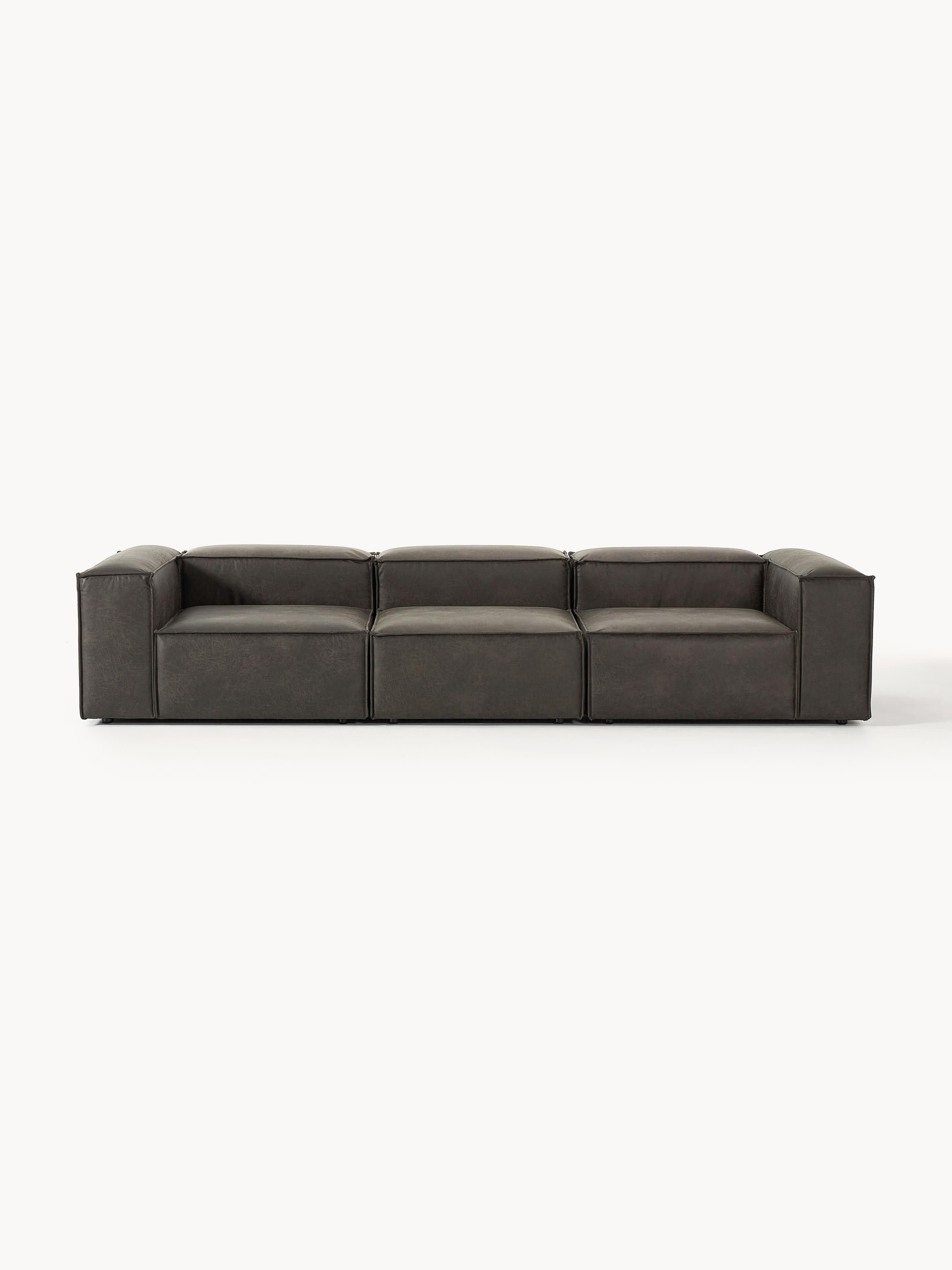 Gallery image 1 - Modular Leather Sofa Lennon (4-seater)