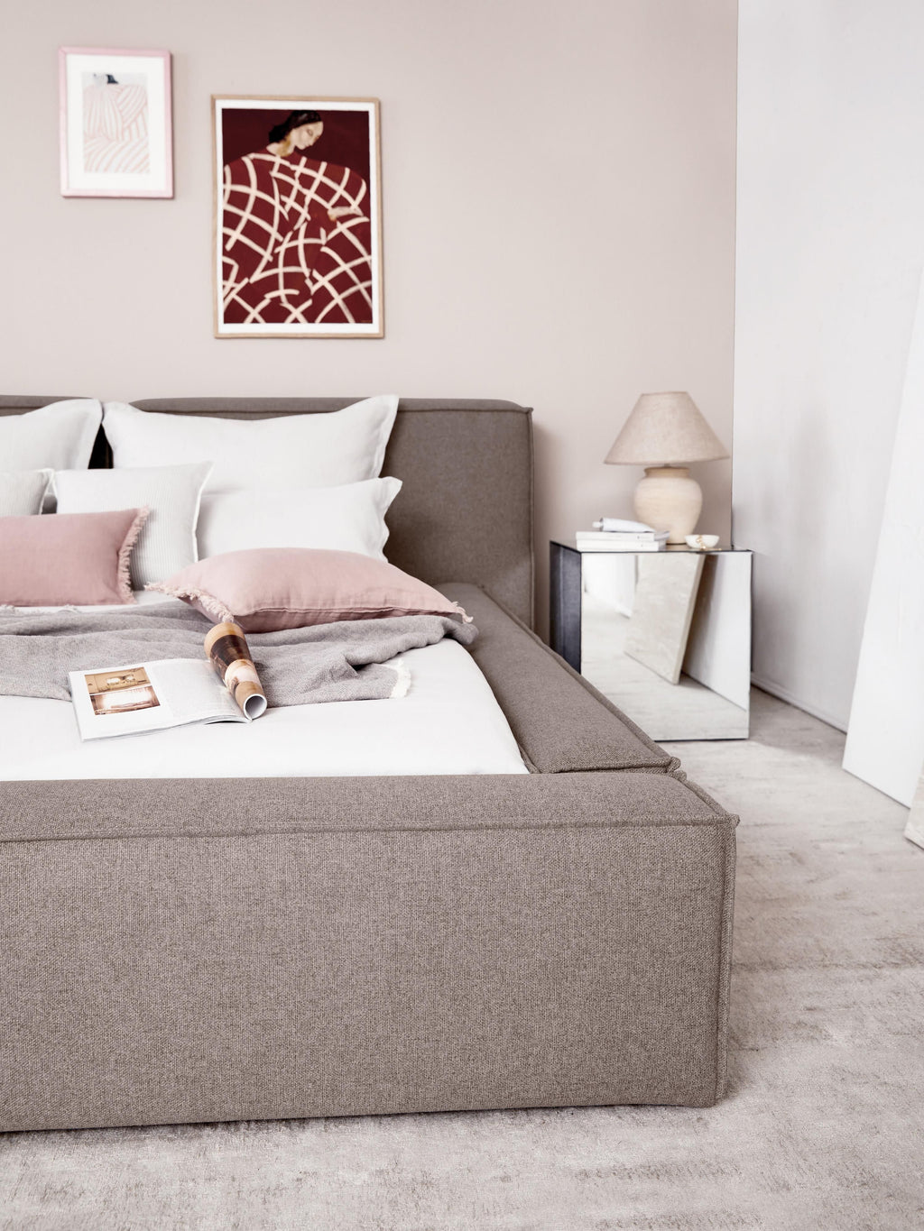 Lennon Upholstered Bed with Storage Space