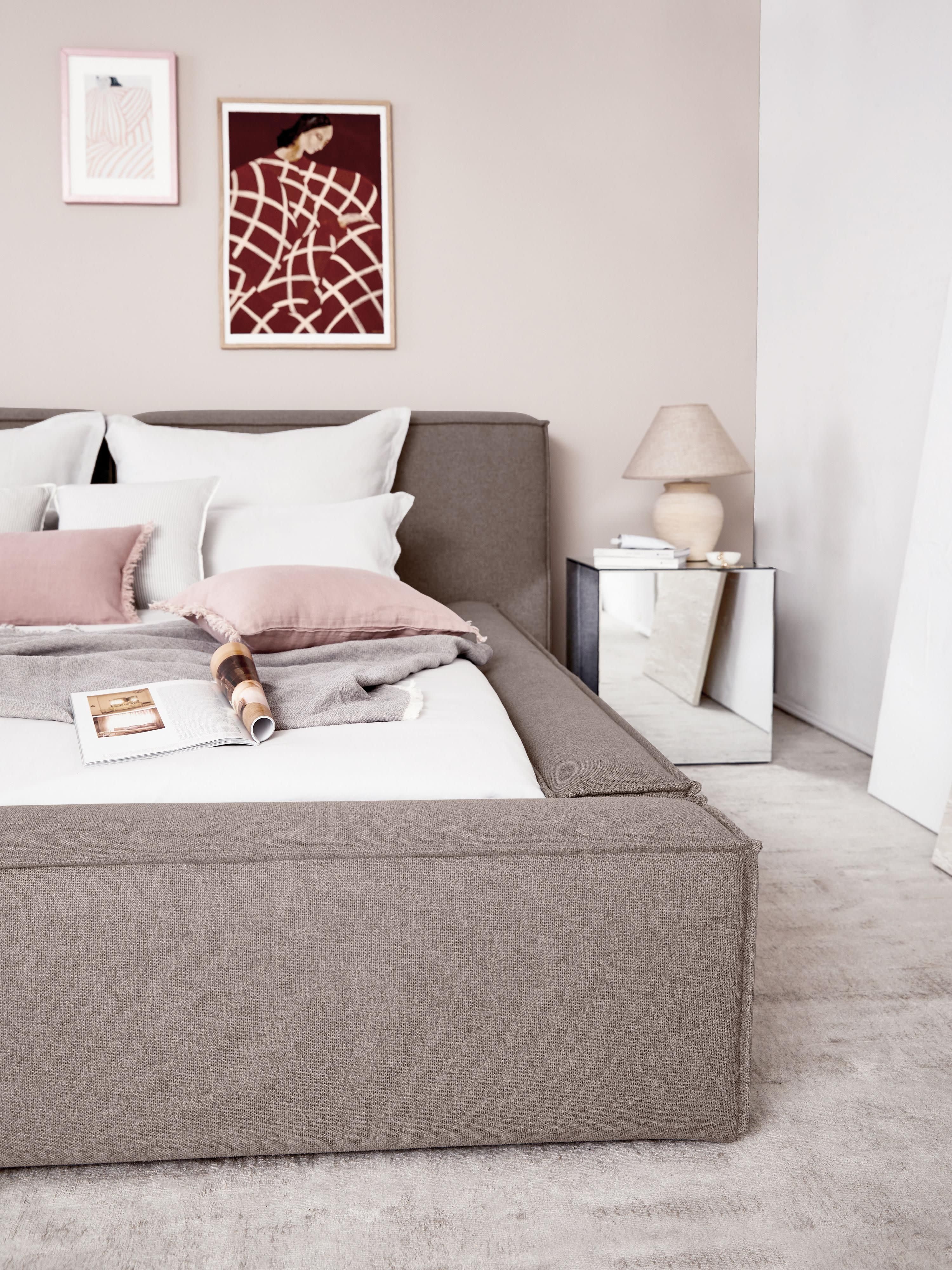 Lennon Upholstered Bed with Storage Space