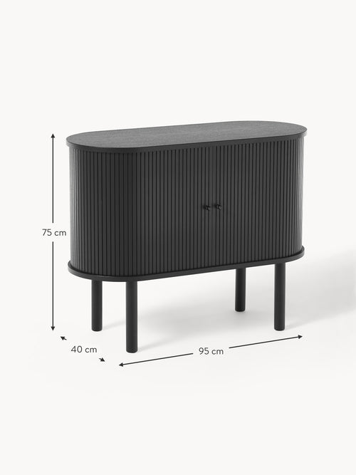 Calary Small Sideboard with Fluted Front