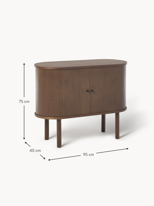 Calary Small Sideboard with Fluted Front