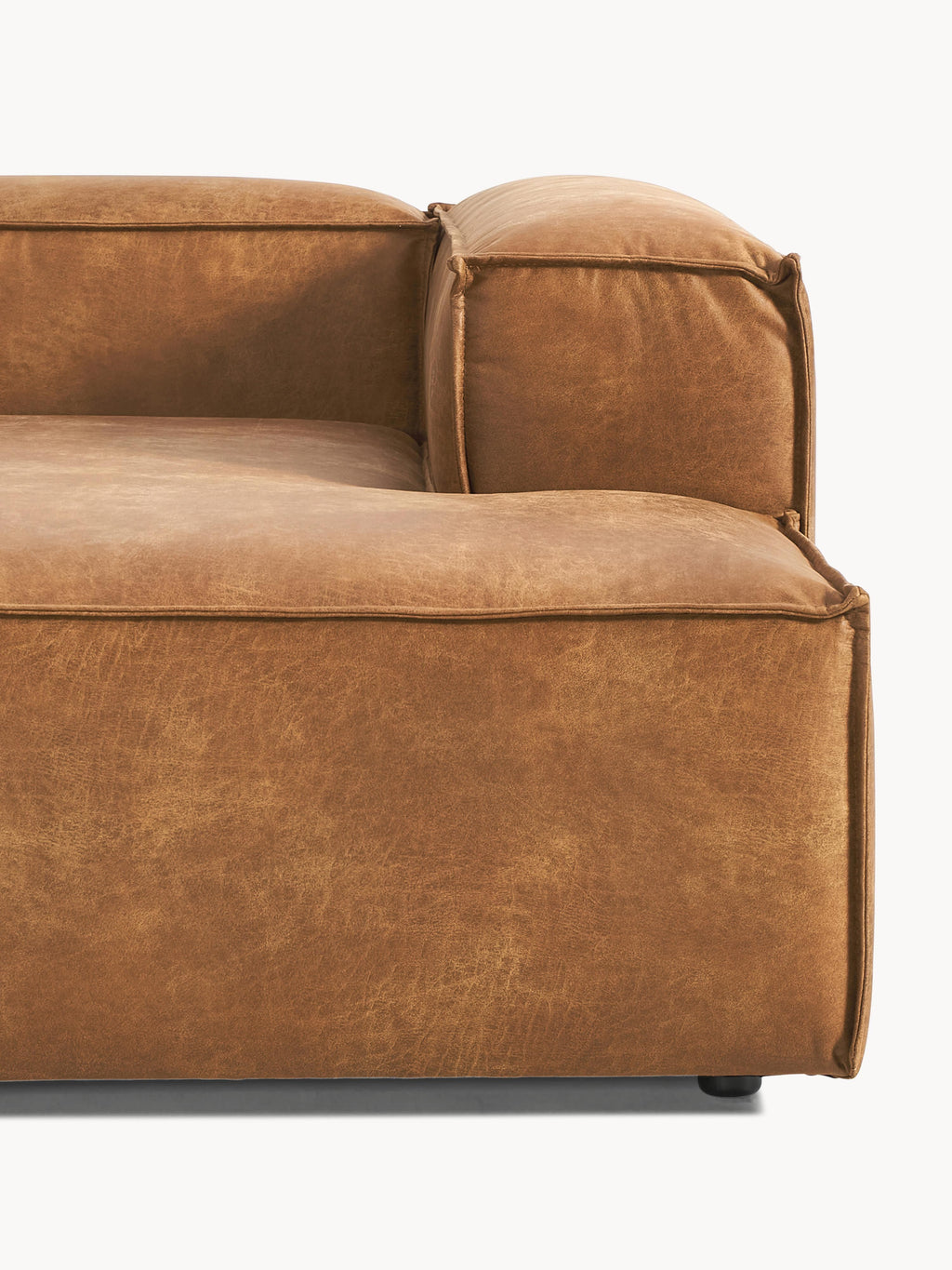 Lennon Leather Corner Chaise Module