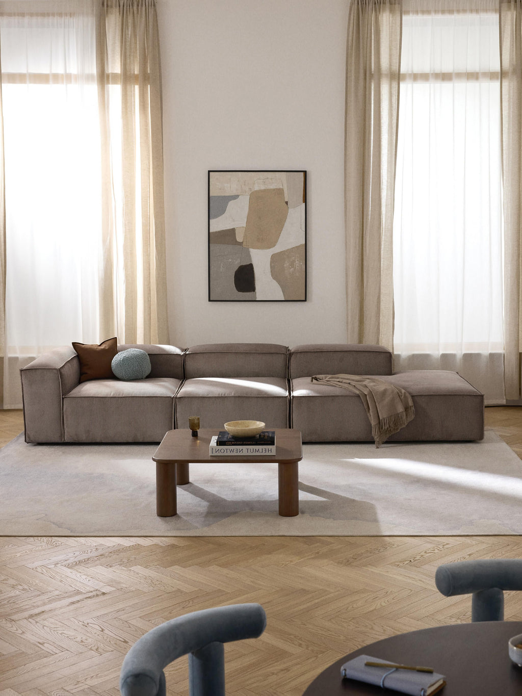Lennon Corduroy Chaise Module