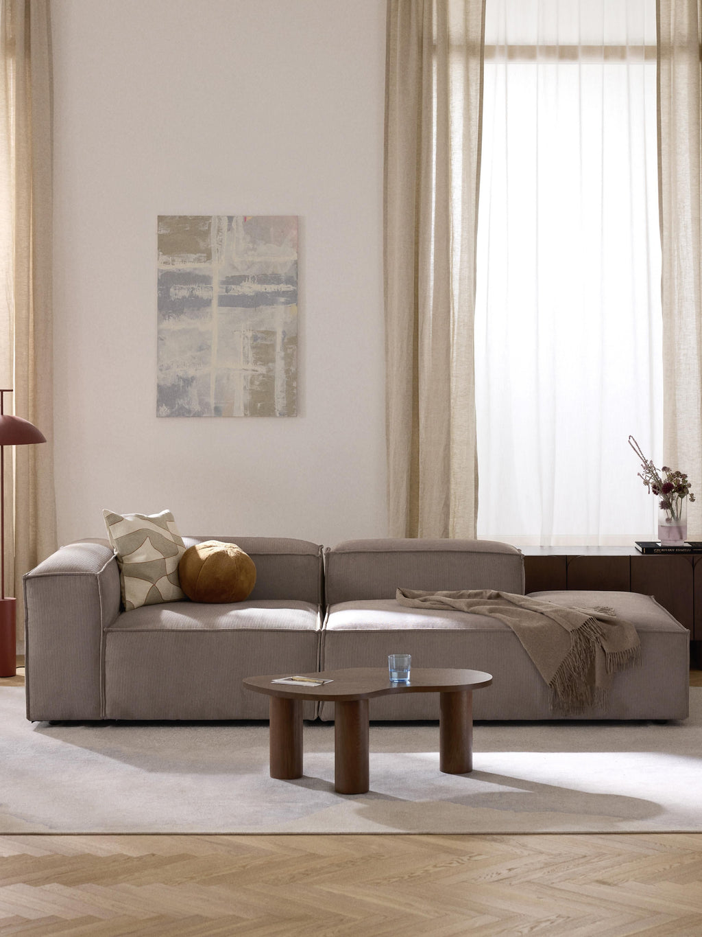 Lennon Corduroy Chaise Module