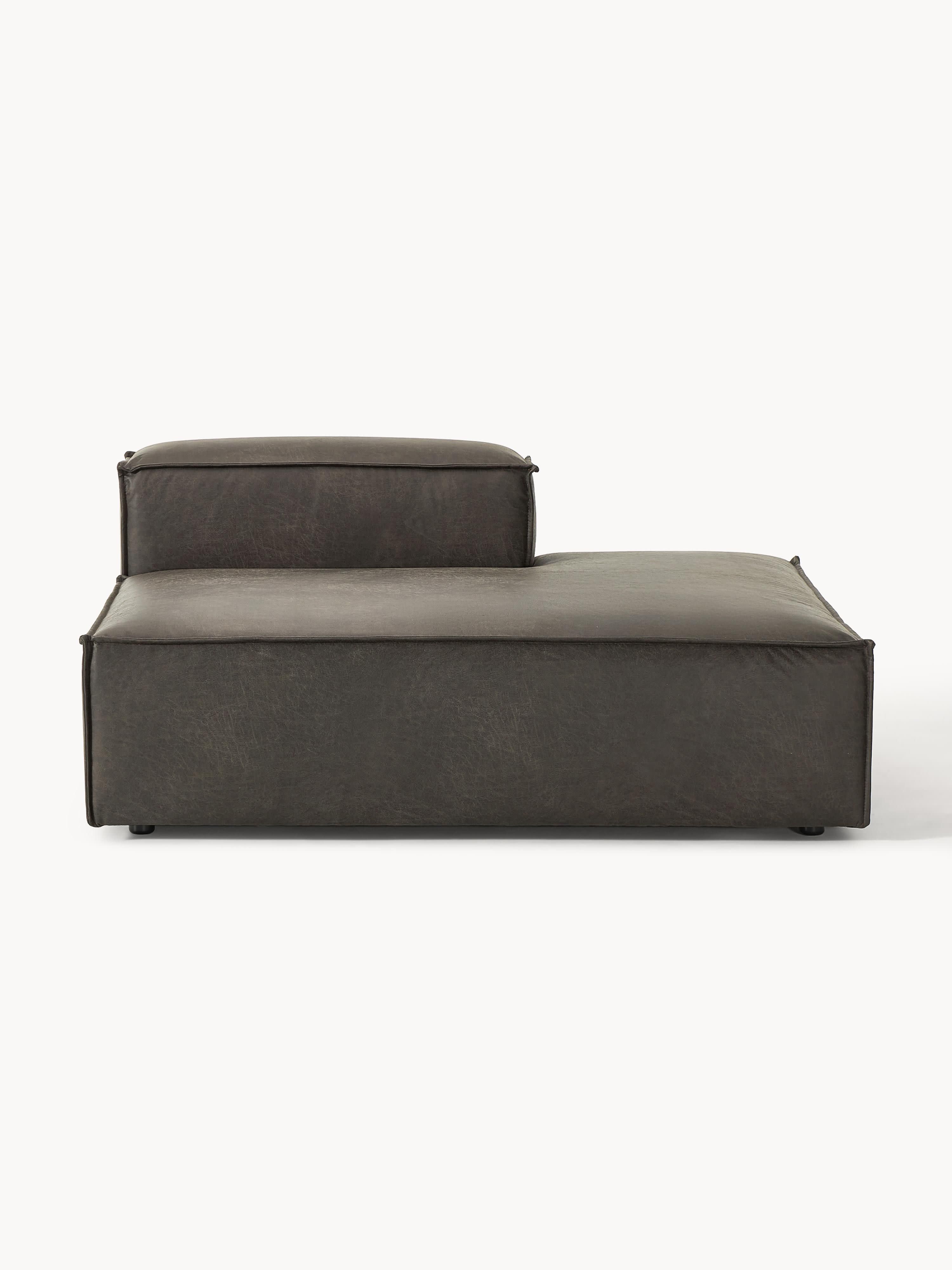 Gallery image 1 - Leather Chaise Module Lennon