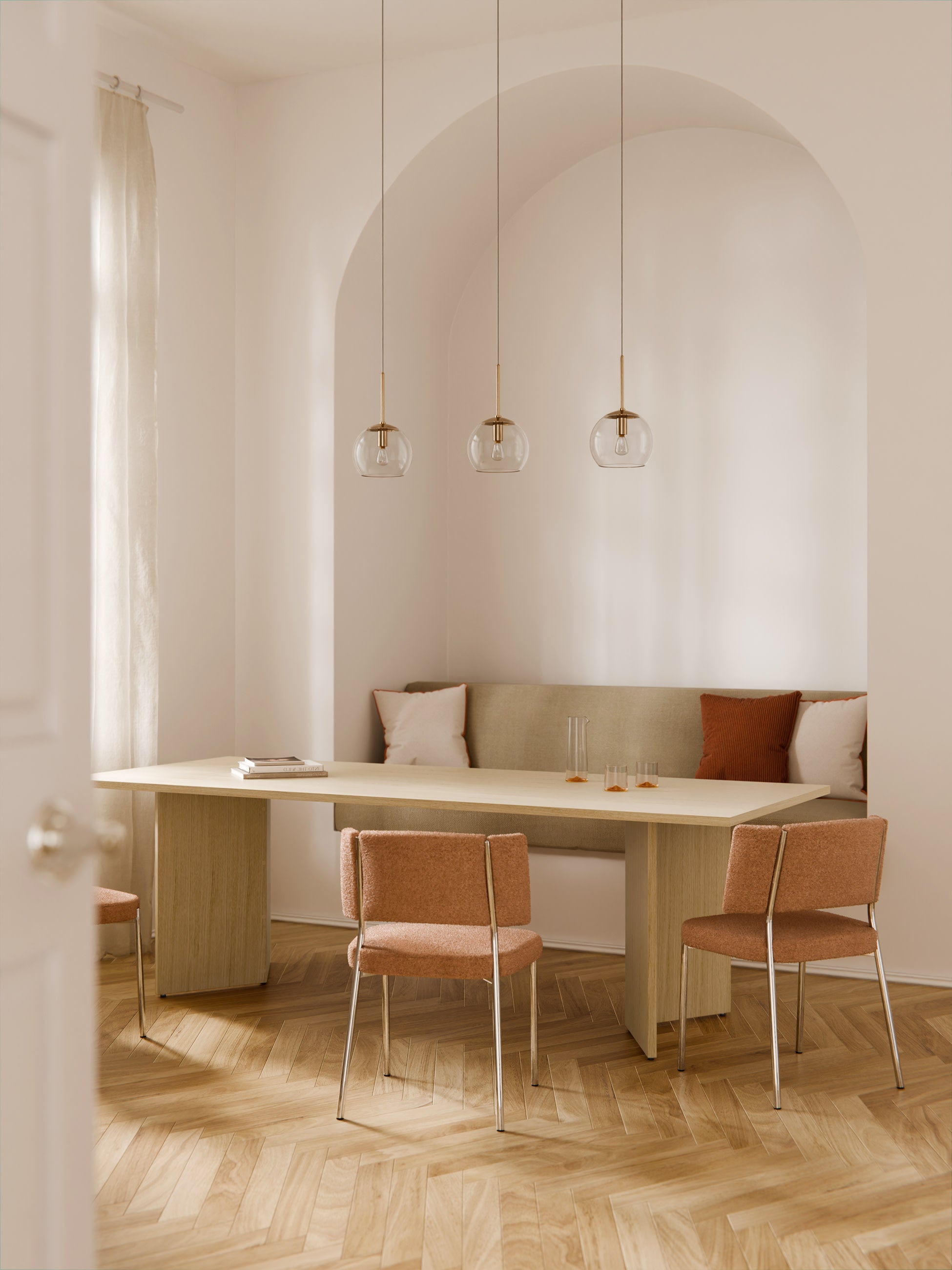 Toni Wooden Dining Table, in various sizes