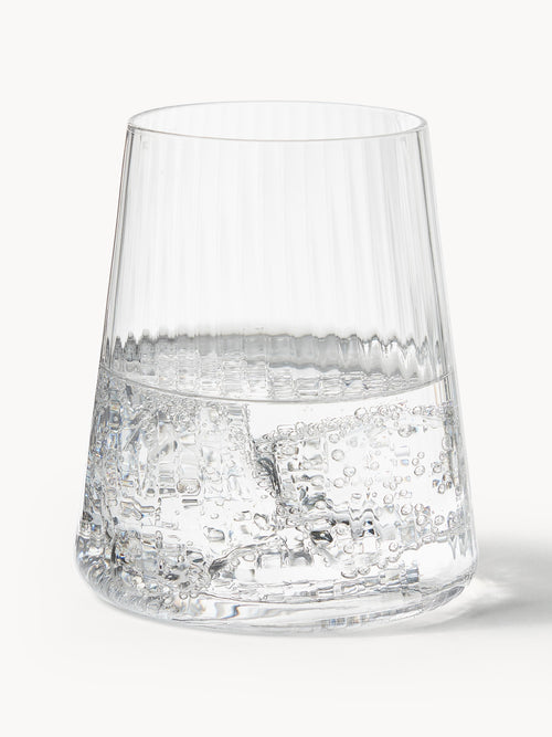Cami Handmade Tumblers with Groove Structure, Set of 4